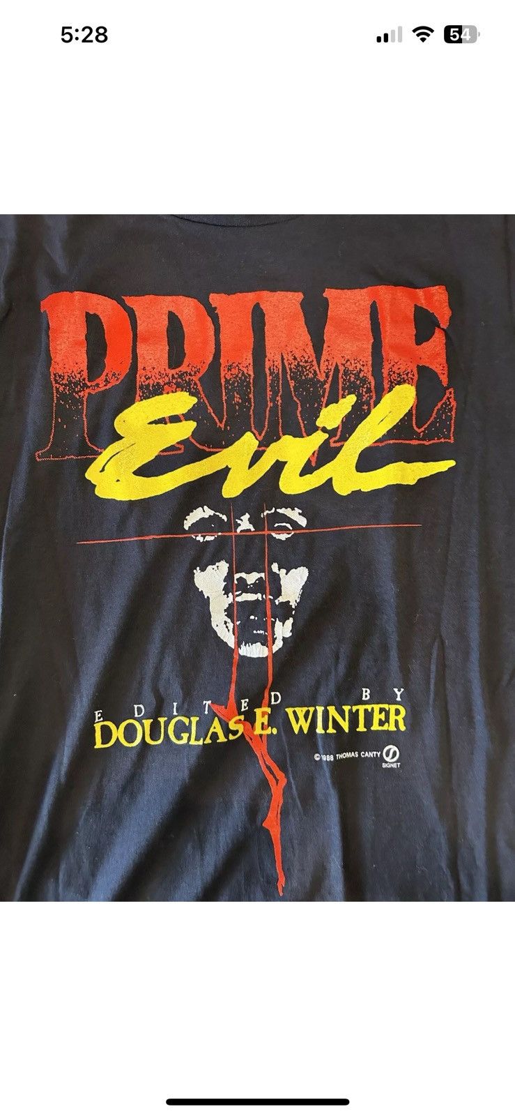 Vintage Rare 1988 Steven king prime evil movie promo xl Size US XL / EU 56 / 4 - 1 Thumbnail