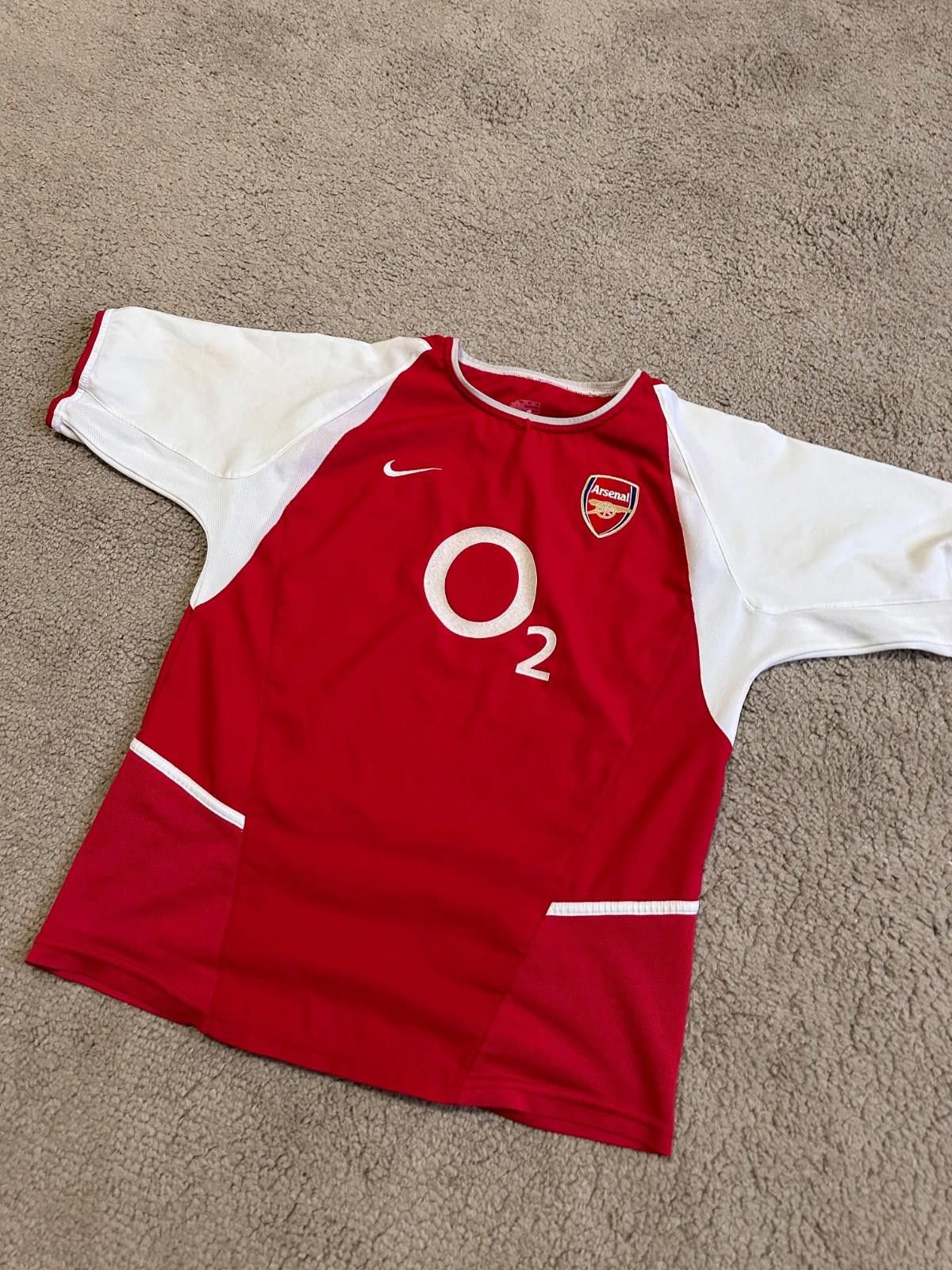 Nike Arsenal 2002/04 Nike Football Soccer Jersey Sz XL(Boys) Size US XS / EU 42 / 0 - 2 Thumbnail