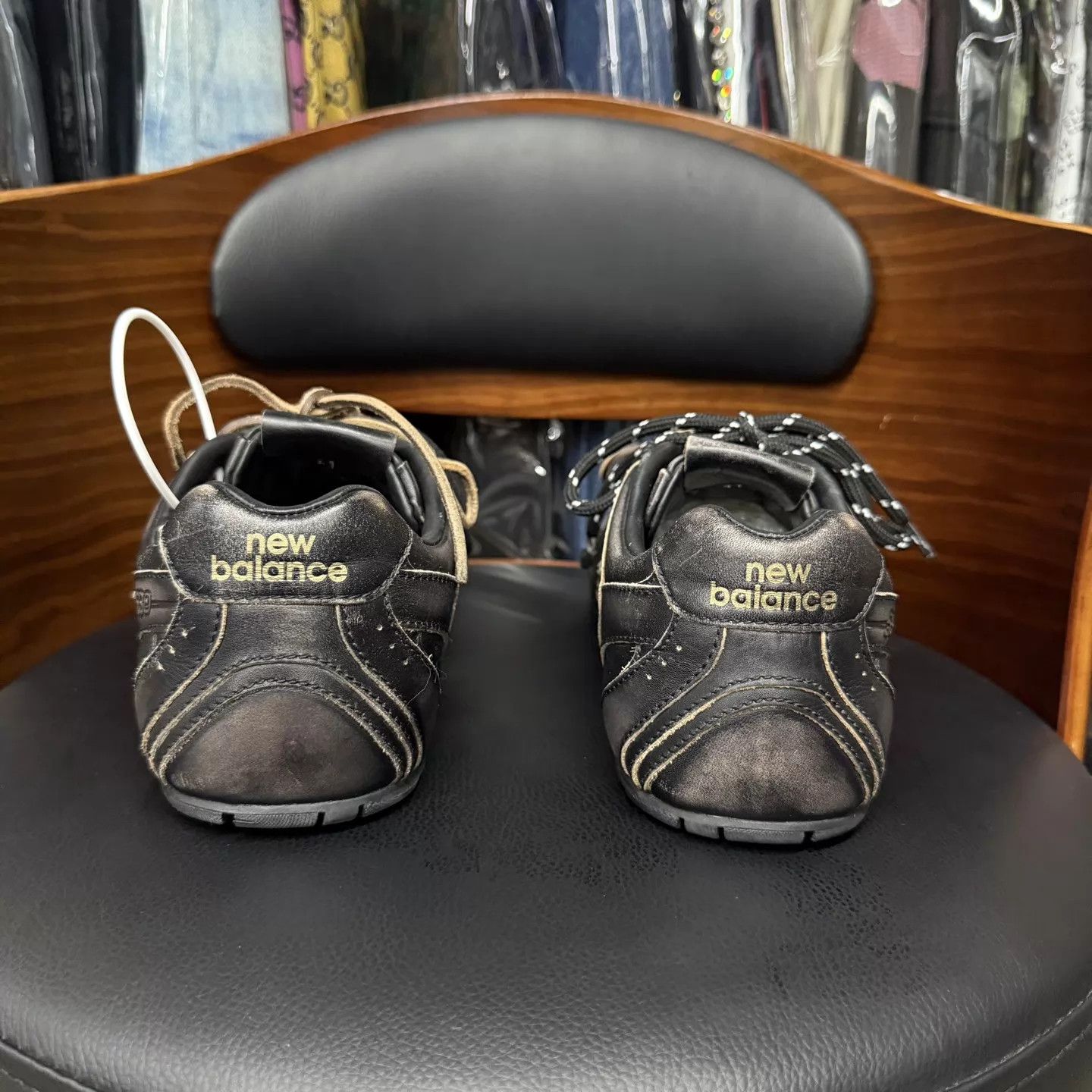 Miu Miu MiuMiu x NB530 Decon 41 Men's Black Distressed 98 New Rare Size US 8 / EU 41 - 3 Thumbnail