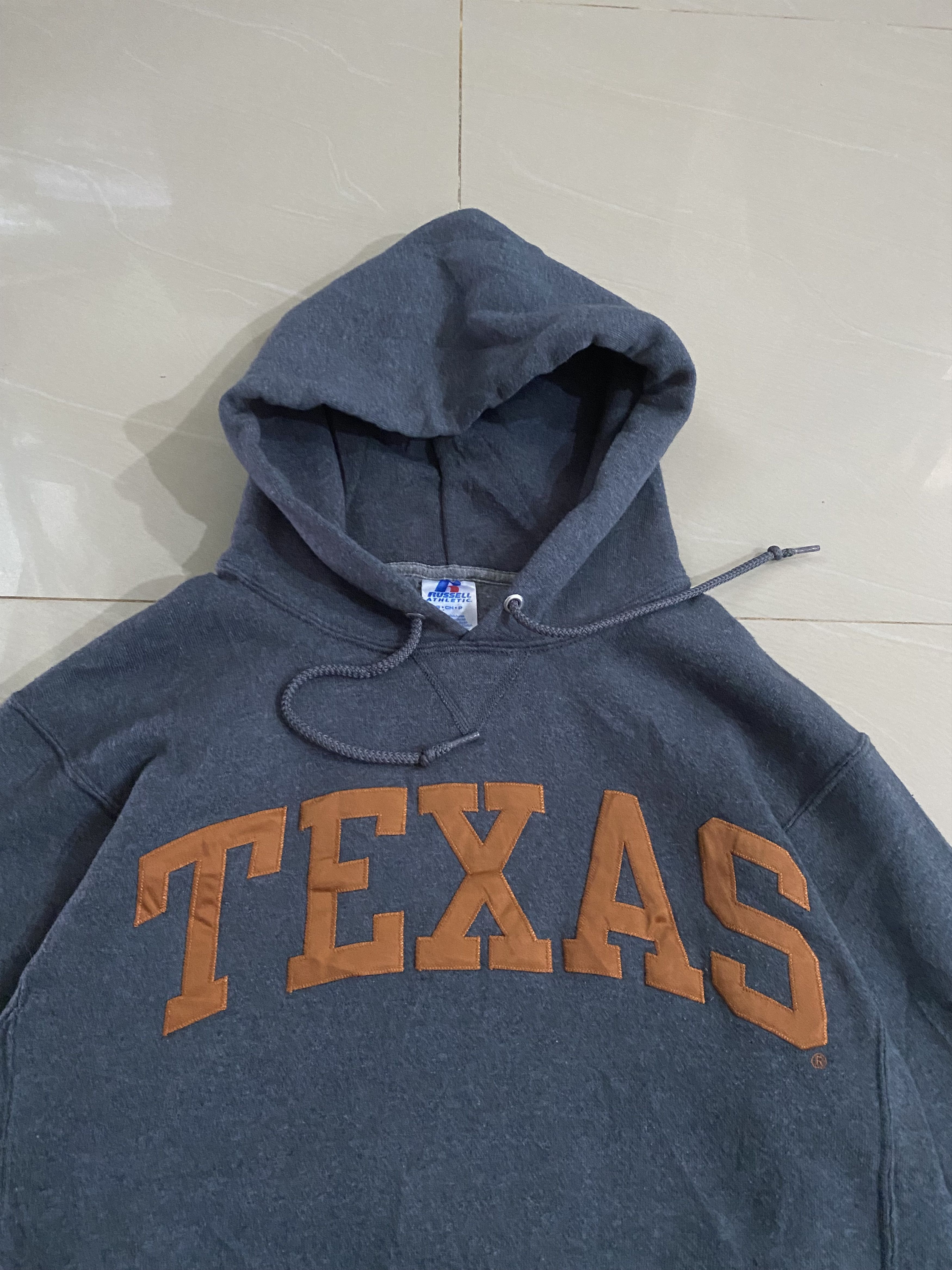 Russell Athletic × Vintage Vintage Russell Athletic TEXAS Hoodie Size US S / EU 44-46 / 1 - 2 Thumbnail