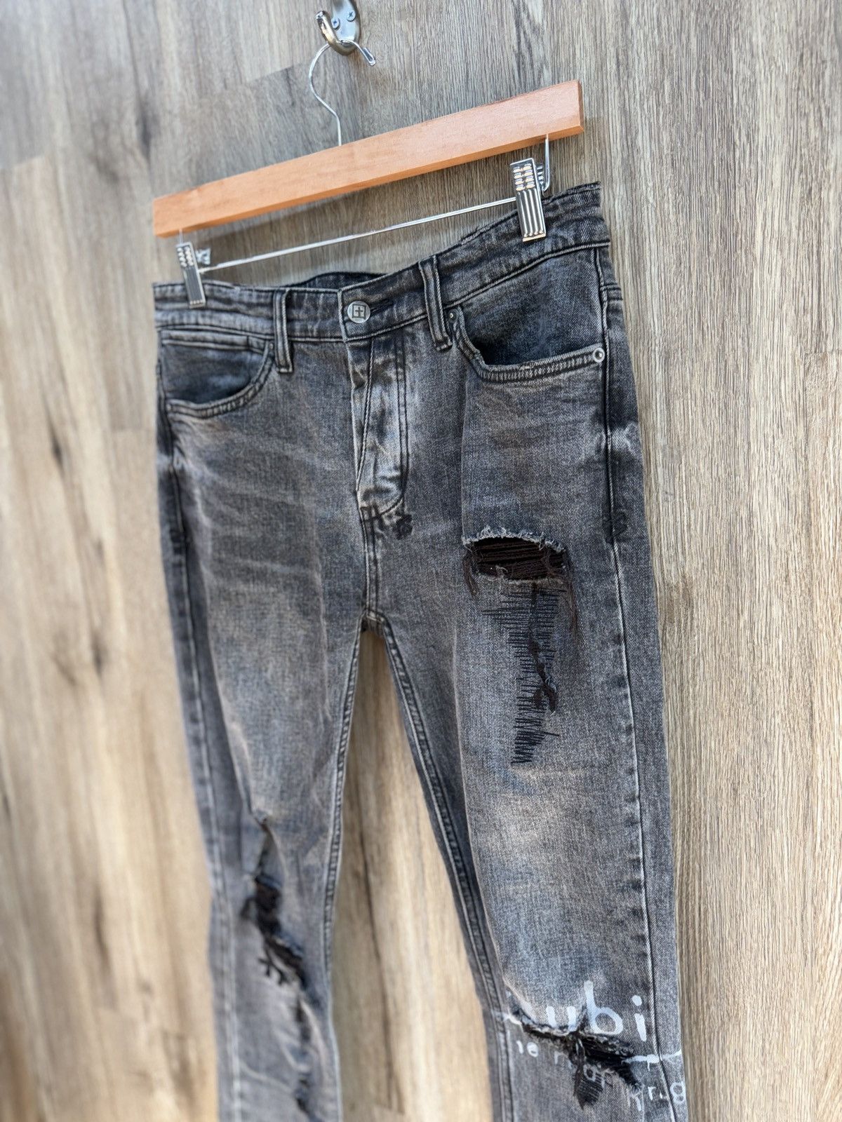 Ksubi Ksubi Grey Denim Jeans Size US 30 / EU 46 - 4 Thumbnail