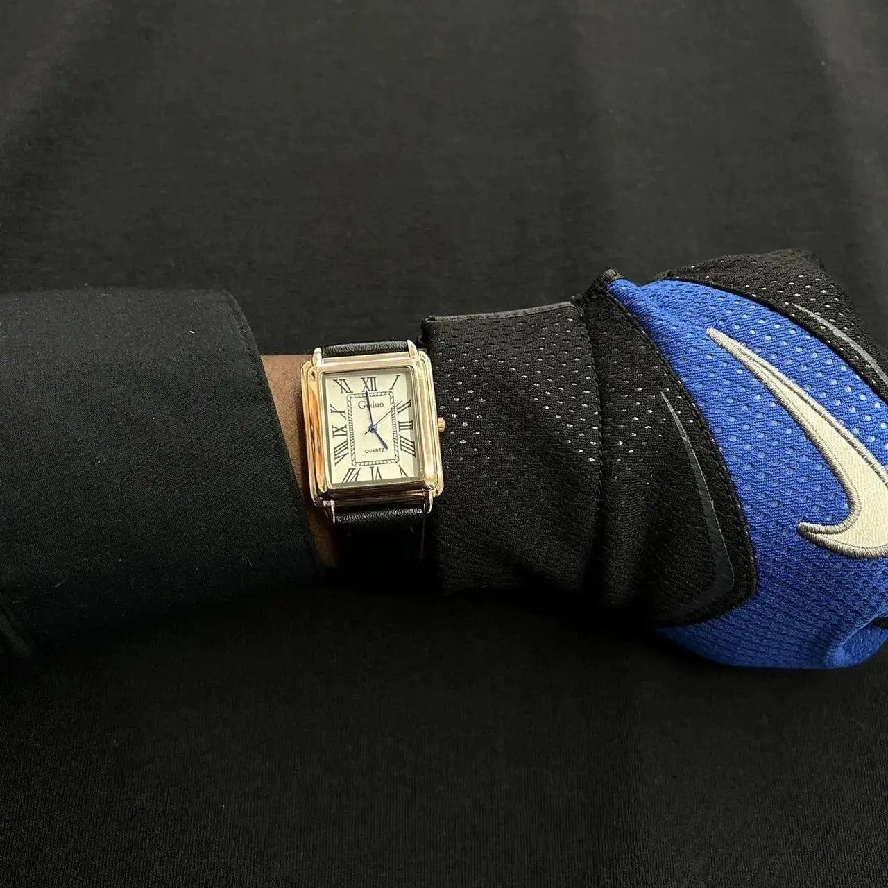 Other 2000s Style Rectangular Quartz “Tank” Leather Watch Size ONE SIZE - 3 Thumbnail