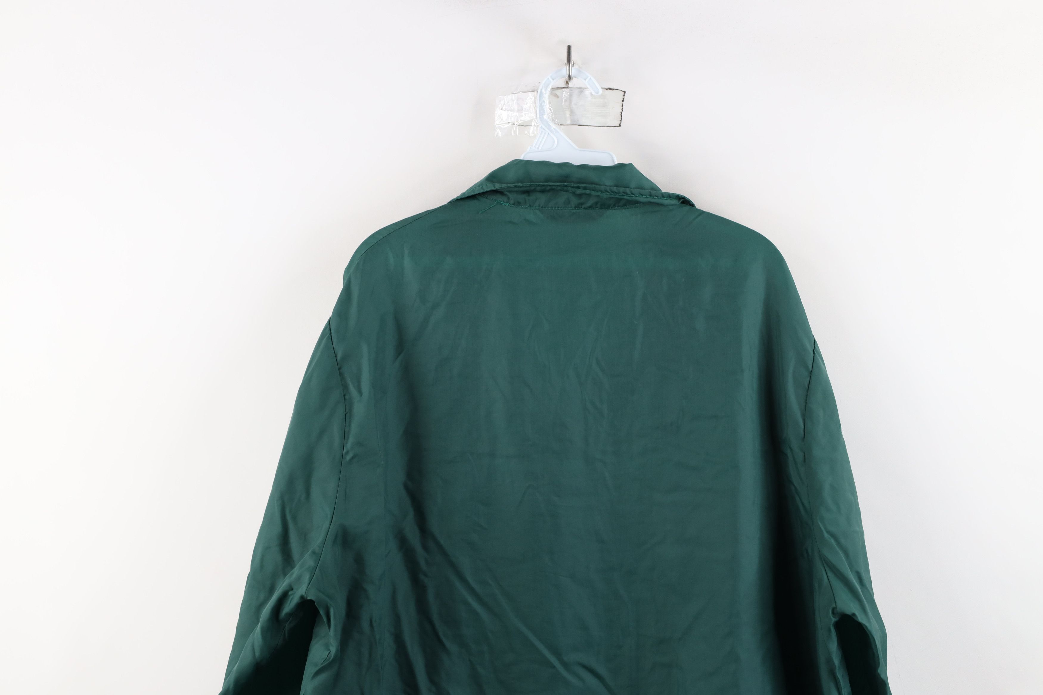 Vintage Vintage 70s Streetwear Coaches Windbreaker Jacket Green Size US L / EU 52-54 / 3 - 12 Thumbnail