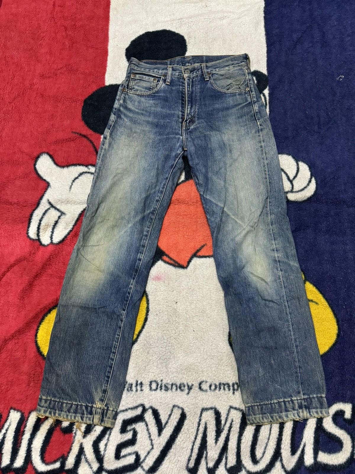 Levi's Vintage Clothing VINTAGE LEVIS 502 BIG E JEANS Size US 29 - 1 Thumbnail
