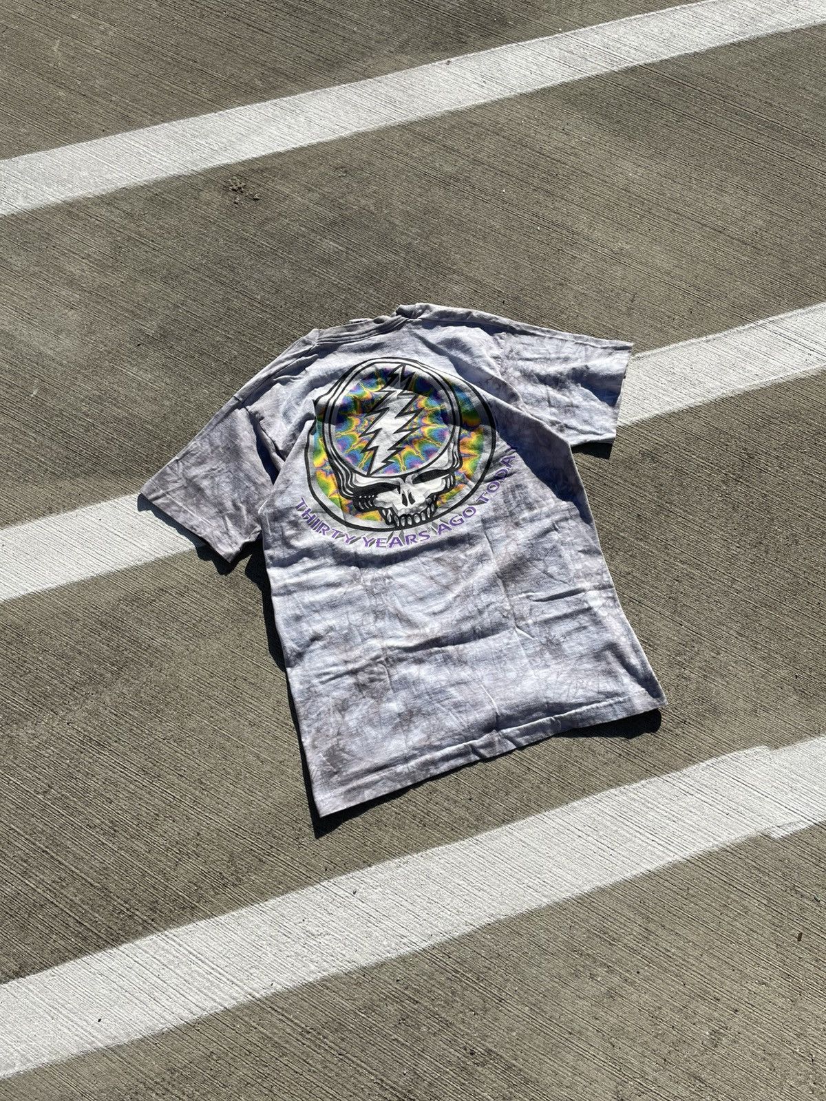 Band Tees Vintage 1995 Grateful Dead dead.net Grey Tie-Dye Band tee Size US L / EU 52-54 / 3 - 1 Thumbnail