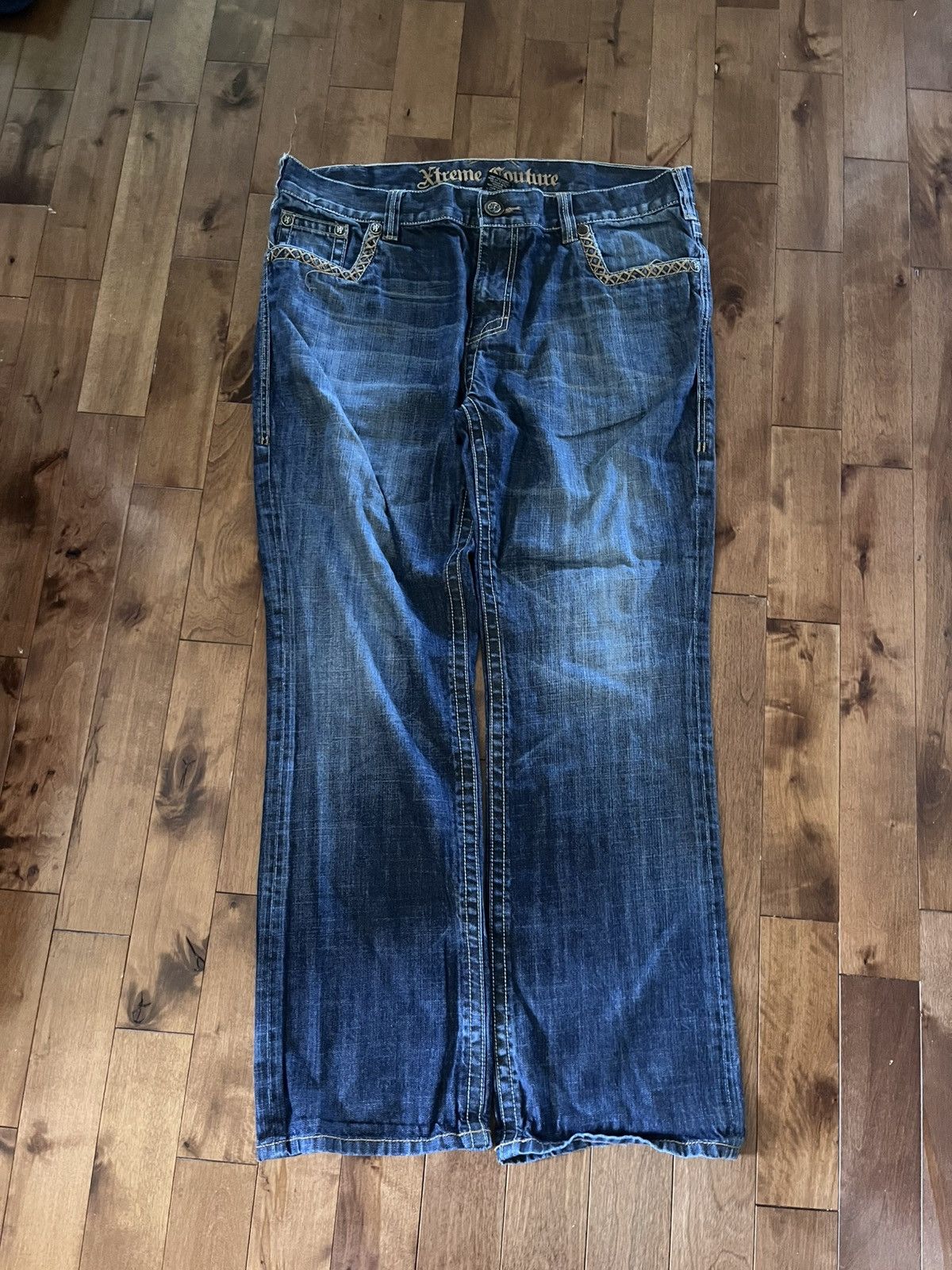 Vintage Y2k xtreme couture baggy jeans Size US 38 / EU 54 - 3 Thumbnail