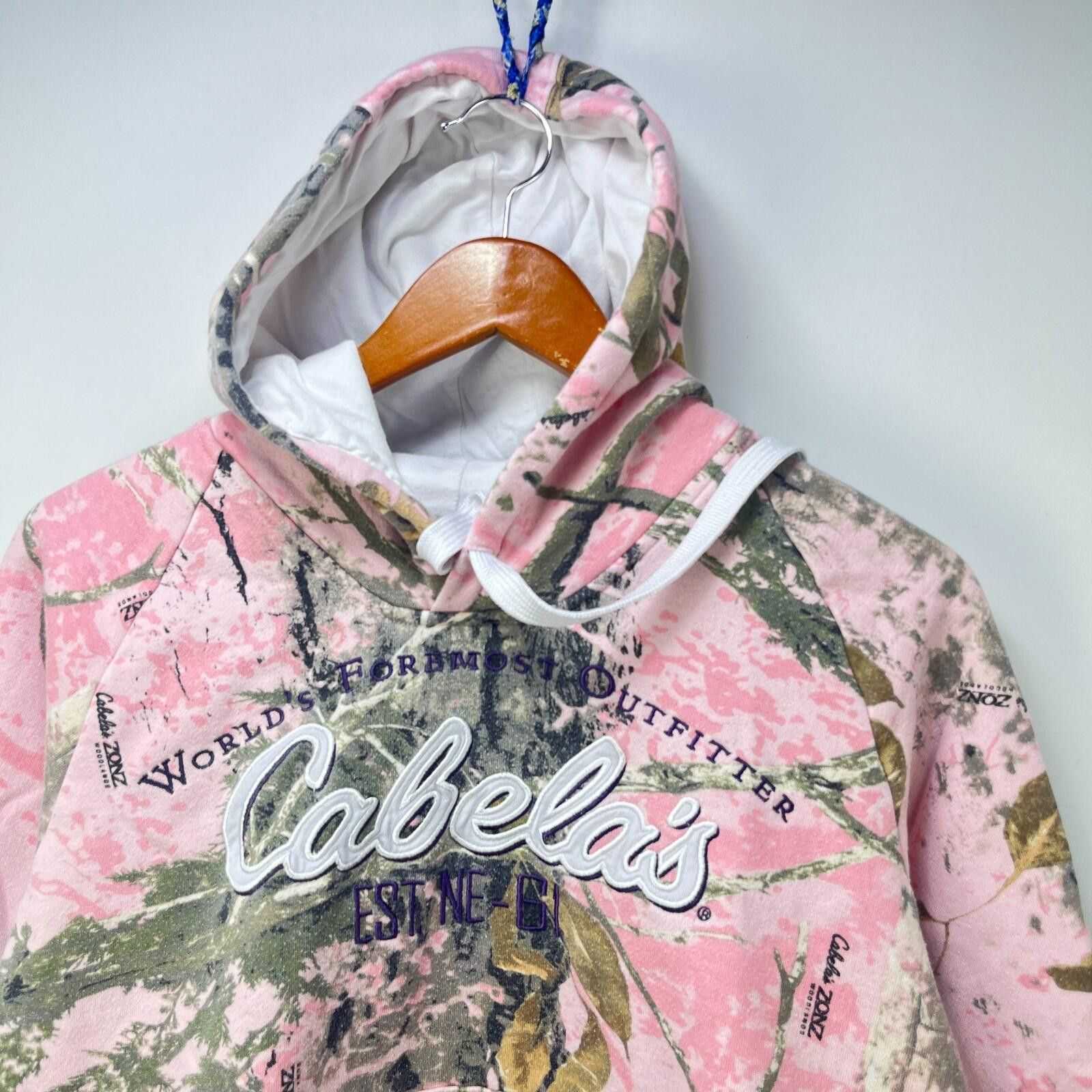Cabelas Vintage Cabela's Tree Camo Hoodie Womens Medium Size M / US 6-8 / IT 42-44 - 2 Thumbnail