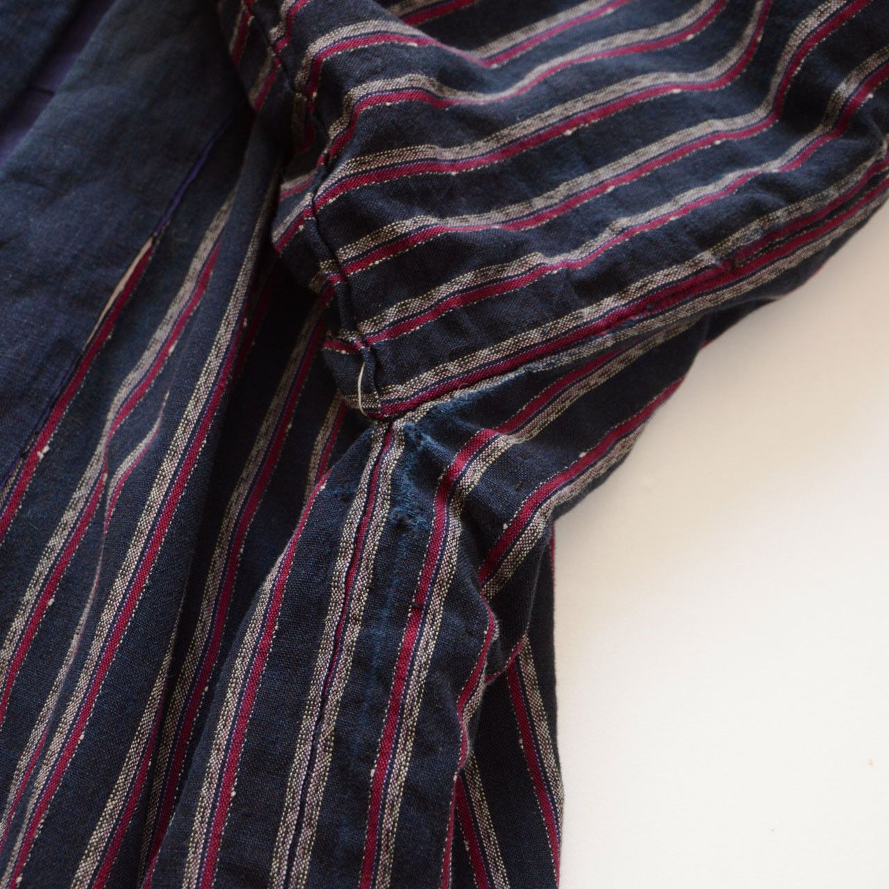 Japanese Brand Vintage Japanese Noragi Jacket Indigo Stripe Cotton Size US M / EU 48-50 / 2 - 7 Thumbnail