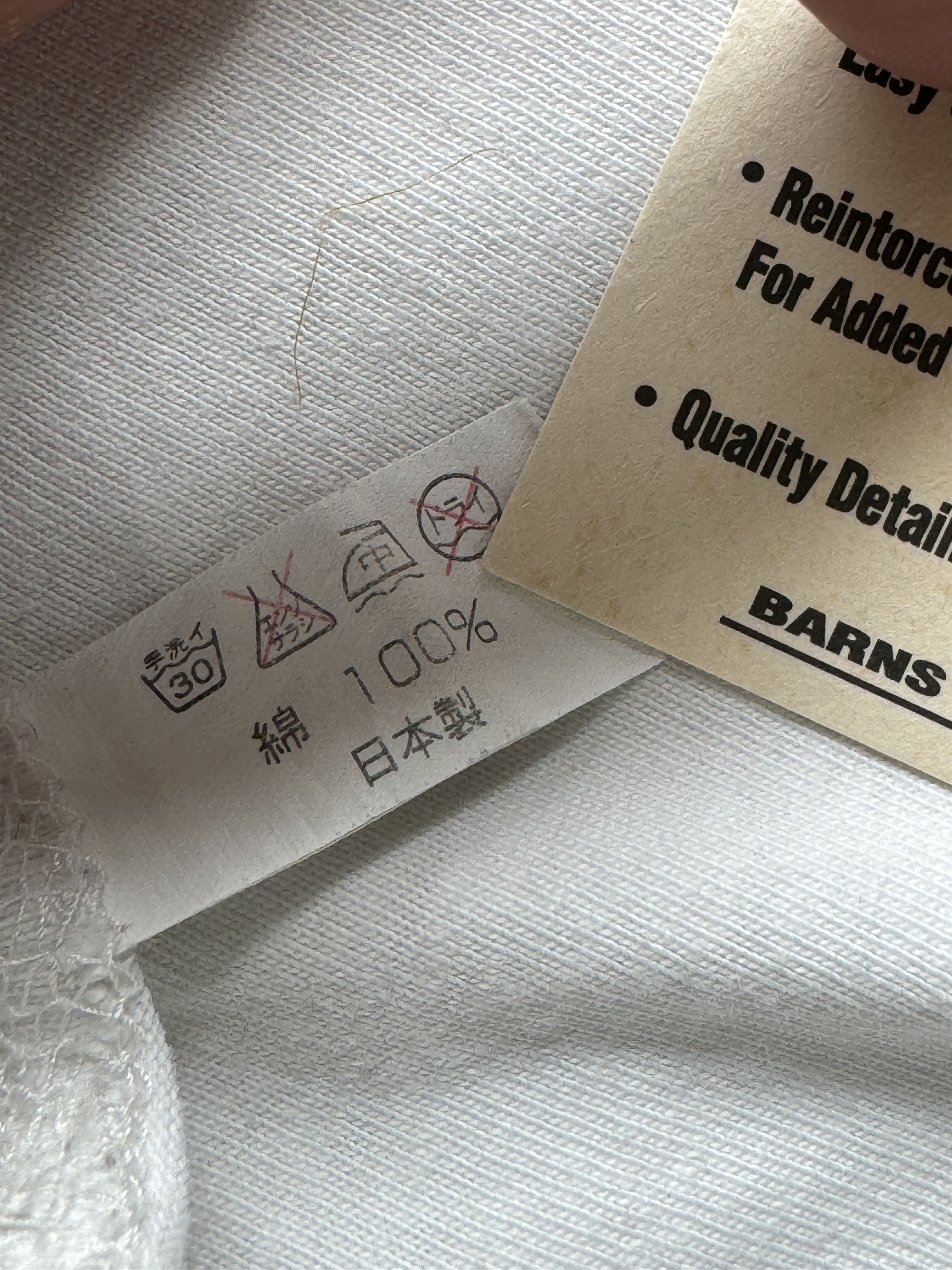 BARNS OUTFITTERS Barns Japan Mens Double V Gusset COZUN Long Sleeve T Shirt Size US M / EU 48-50 / 2 - 11 Thumbnail