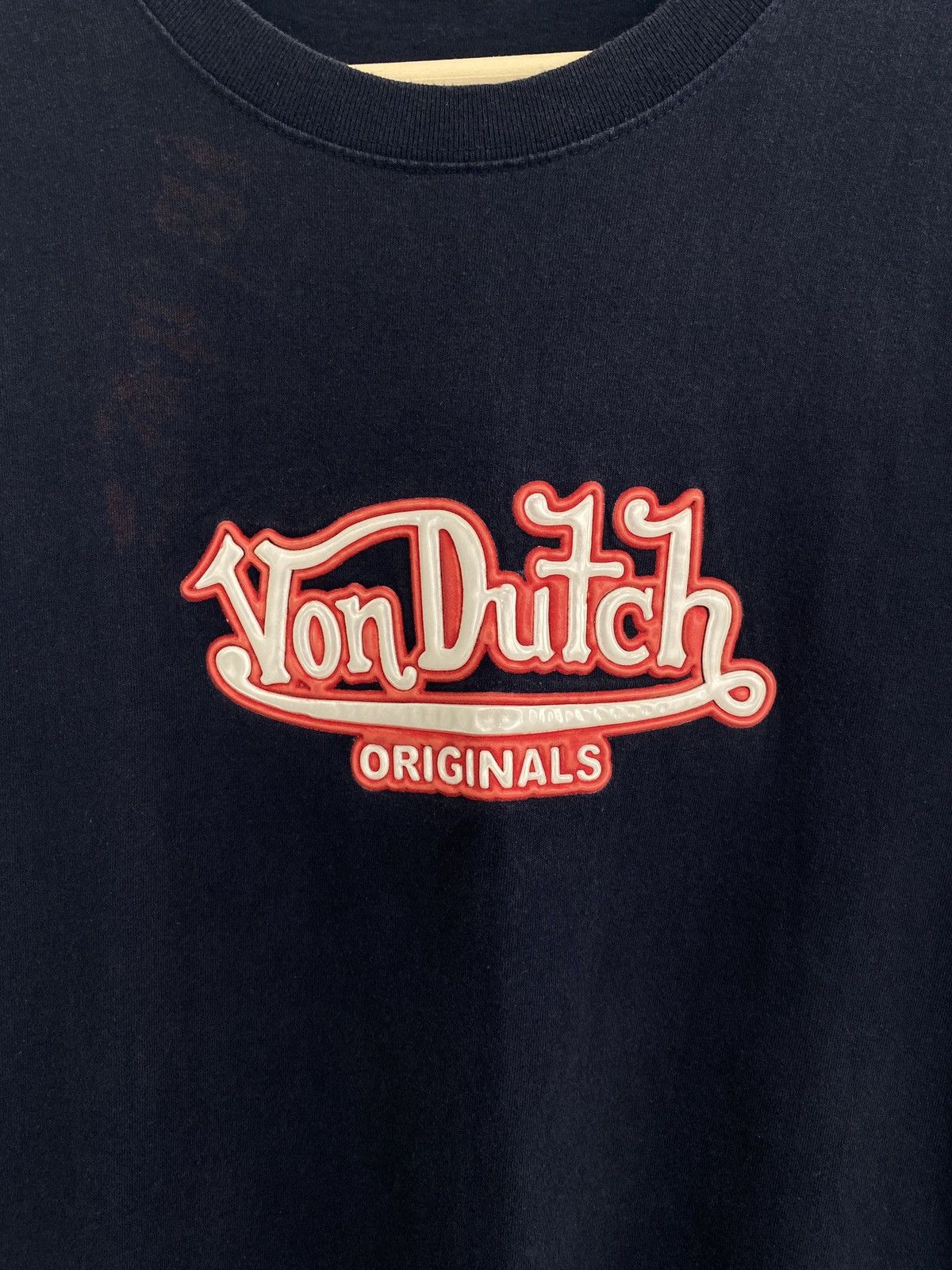 Vintage × Von Dutch 🇺🇸 Vintage 90s Von Dutch Big Logo T-Shirt Rare Retro Hype Y2K Size US L / EU 52-54 / 3 - 4 Thumbnail