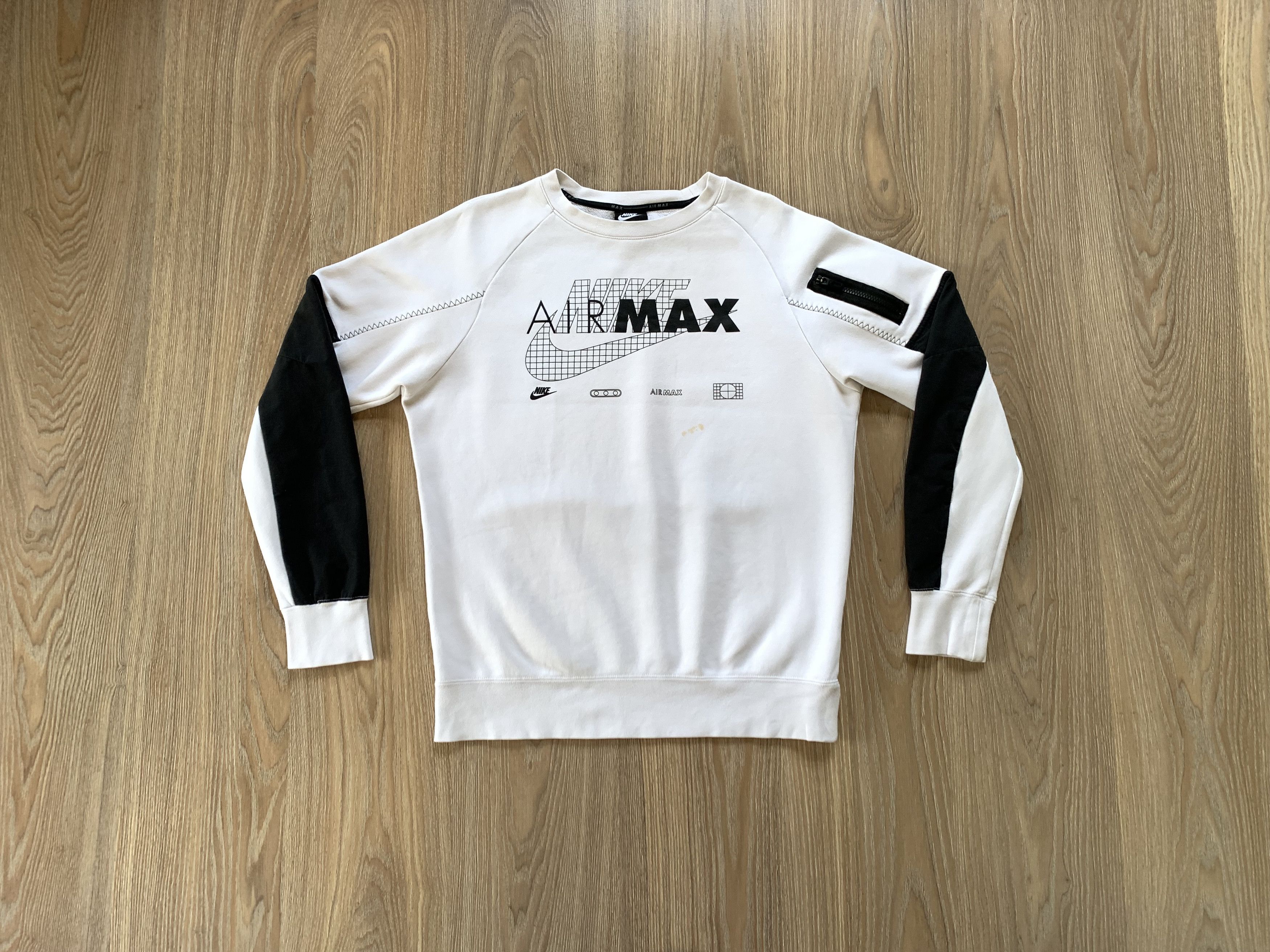 White Nike Air Max Sweatshirt