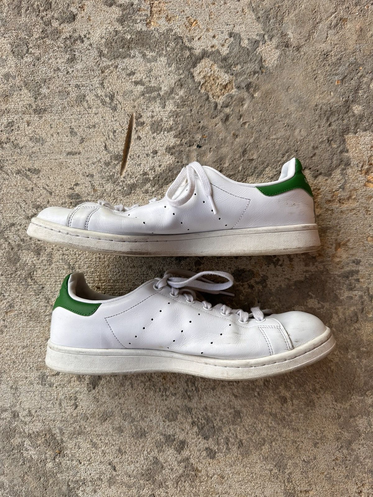 Vintage Adidas ‘STAN SMITH’ Collab Green and White Sneakers Size US 11.5 / EU 44-45 - 7 Thumbnail
