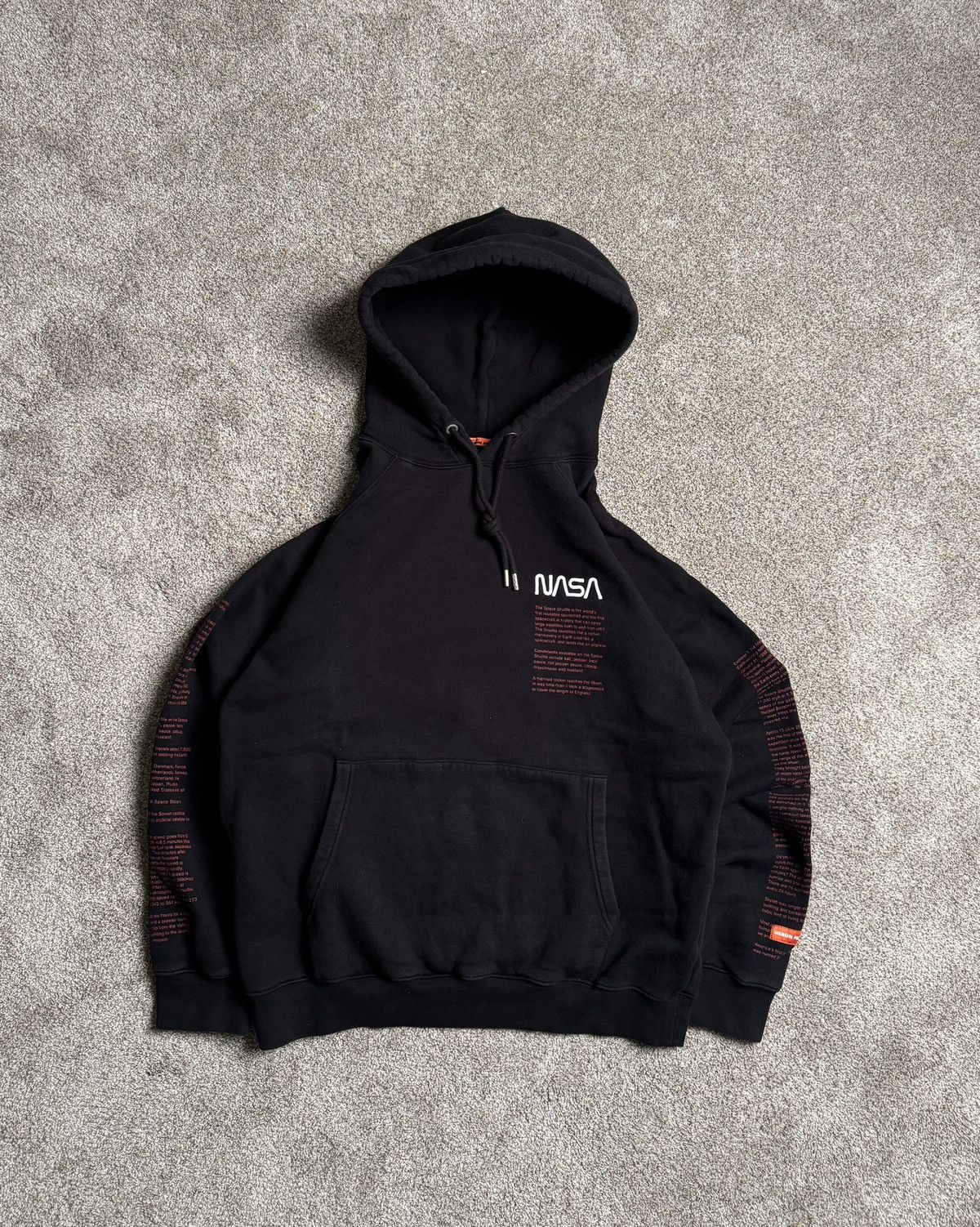 Heron Preston BLACK HERON PRESTON NASA HOODIE Size US S / EU 44-46 / 1 - 3 Thumbnail