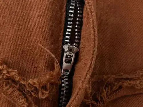 Japanese Brand Distressed Stacked Brown Jeans Size US 32 / EU 48 - 4 Thumbnail