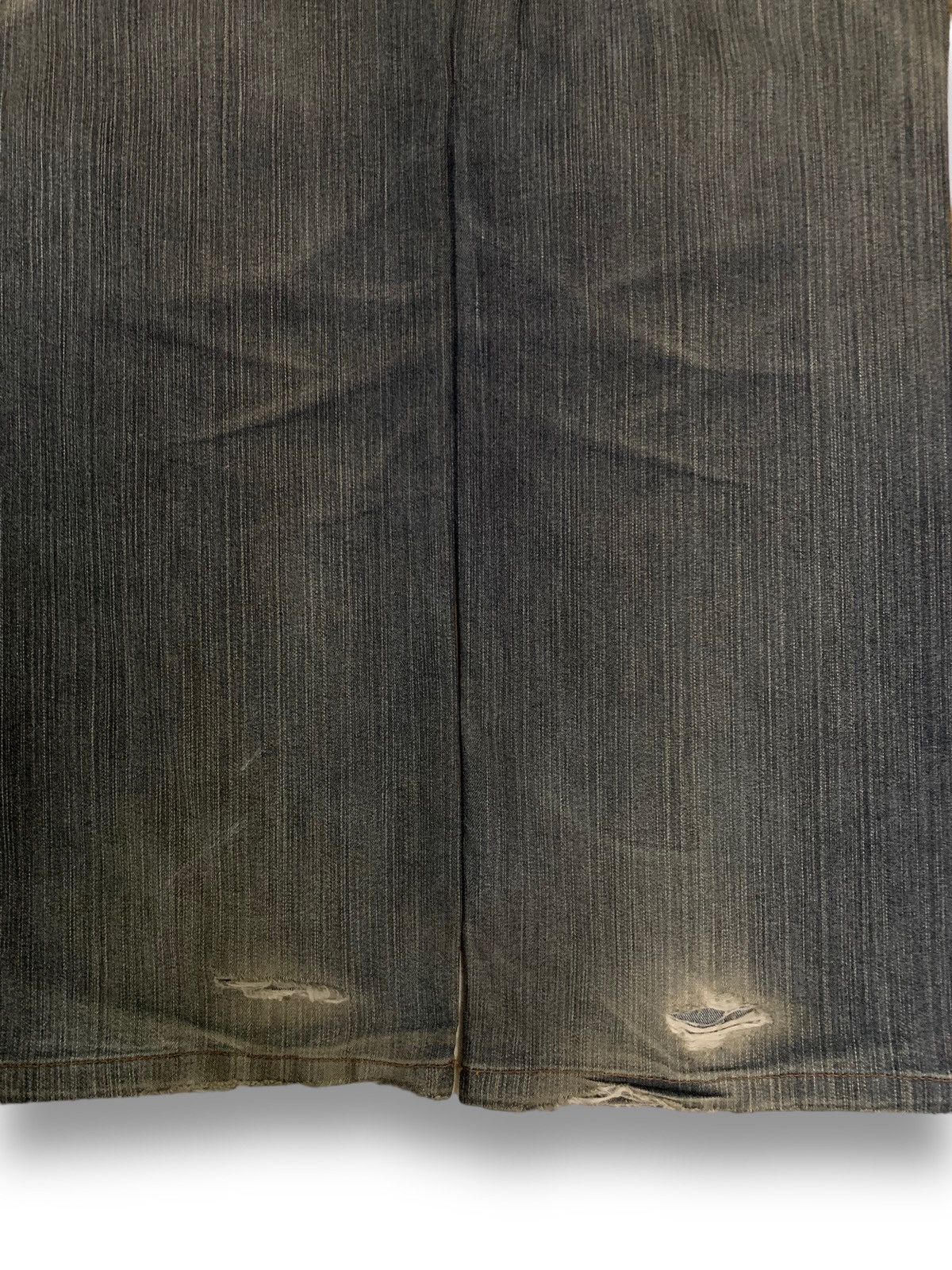 Japanese Brand Vintage Full House Homme Mud Wash Loose Fit Distressed Jeans Size US 32 / EU 48 - 16 Thumbnail