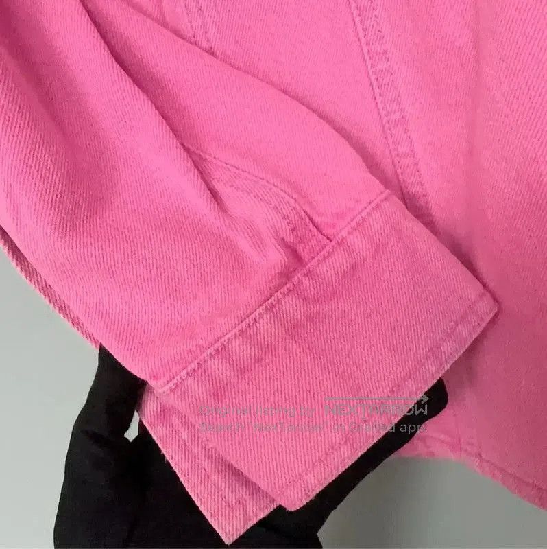 Chanel Chanel Pink Denim Long Sleeve Cardigan . Size M / US 6-8 / IT 42-44 - 8 Thumbnail