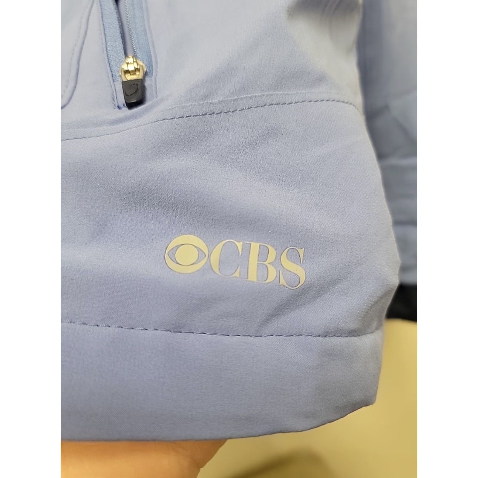 Vintage Zero Restriction Jacket Womens Size L Blue CBS Logo Full Zip Windbreaker Outdoor Mockups? Size L / US 10 / IT 46 - 4 Thumbnail