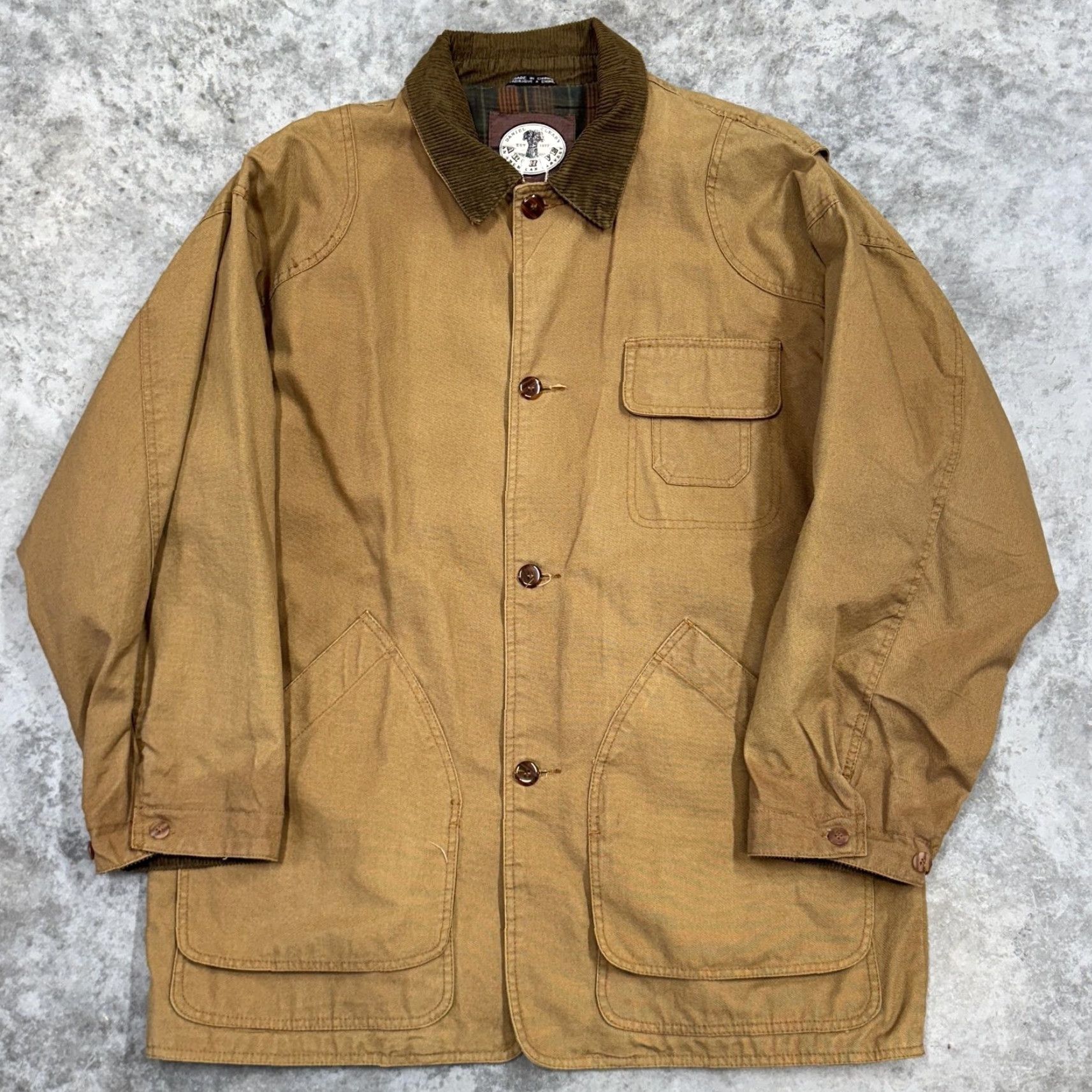 Vintage VINTAGE Daniel Cleary Archive Coat Mens M Brown Canvas Lined Workwear Western Casual Size US M / EU 48-50 / 2 - 2 Thumbnail