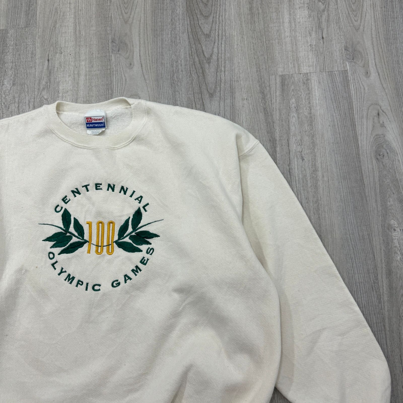 Vintage Vintage Centennial Olympic Games Sweatshirt Extra Large Size US XL / EU 56 / 4 - 2 Thumbnail
