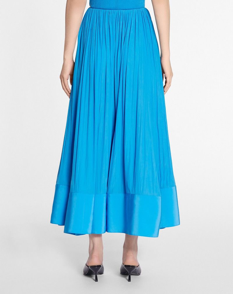 Lanvin o1y0326 Maxi Skirt in Turquoise Size 27" / US 4 / IT 40 - 5 Thumbnail