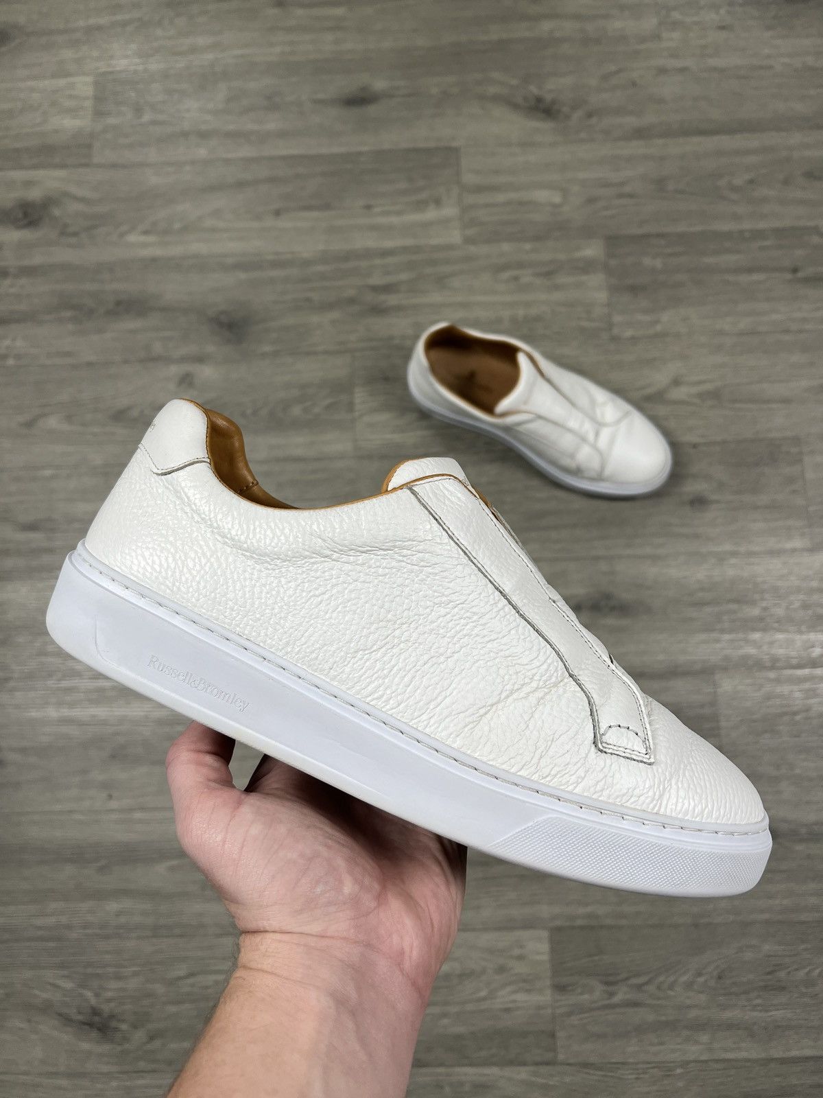 Russell & Bromley Russell & Bromley Leather Sneakers Size 44 made in Portugal Size US 10 / EU 43 - 1 Thumbnail