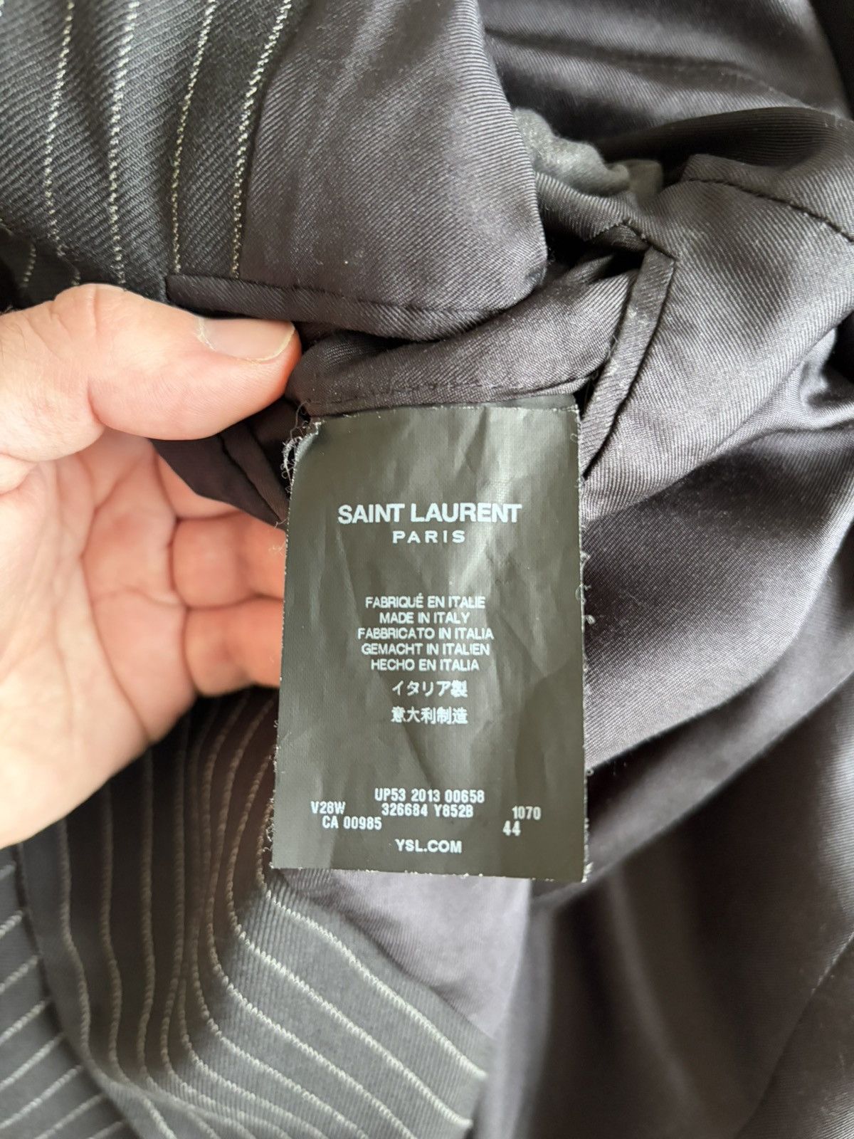 Saint Laurent Paris Saint Laurent FW13 Blazer Runway Size 34S - 9 Thumbnail