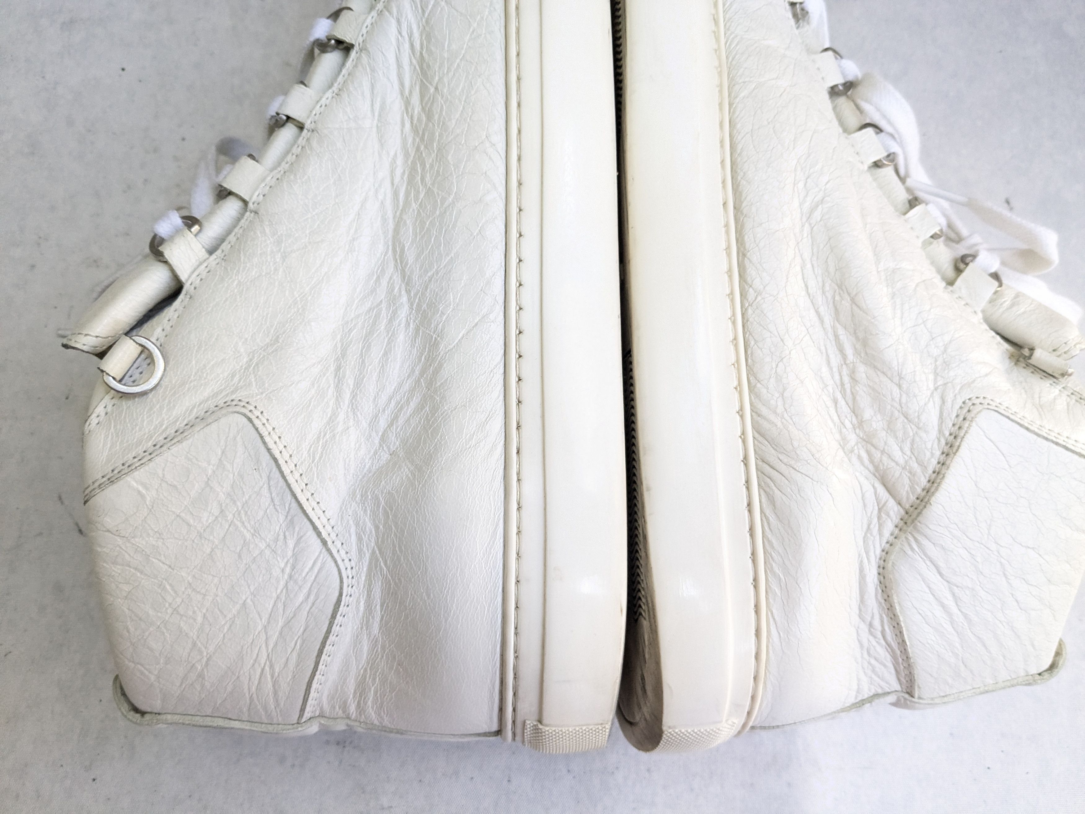 Balenciaga Balenciaga Arena Sneakers White 12 High Tops Leather Size US 12 / EU 45 - 9 Thumbnail