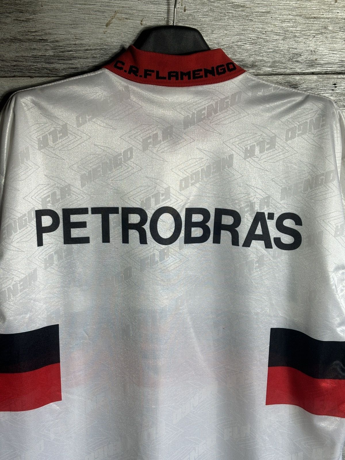Umbro Vintage 93/94 Flamengo Away Jersey Size US XL / EU 56 / 4 - 4 Thumbnail