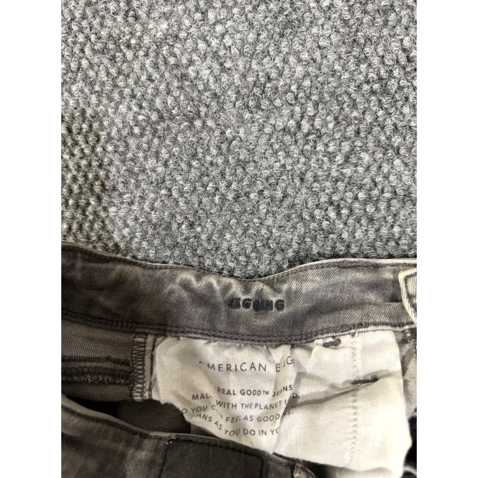 American Eagle Outfitters American Eagle Outfitters Jeans Women 0 Gray High Rise Jegging Ther 5-Pocket Distressed Size 25" / US 0 / IT 36 - 7 Thumbnail