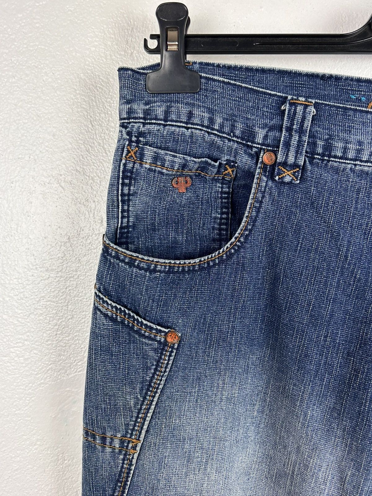 Pelle Pelle 00s Vintage Pelle Pelle Y2K Dark Wash Rap Hip Hop Jeans Size US 34 / EU 50 - 4 Thumbnail