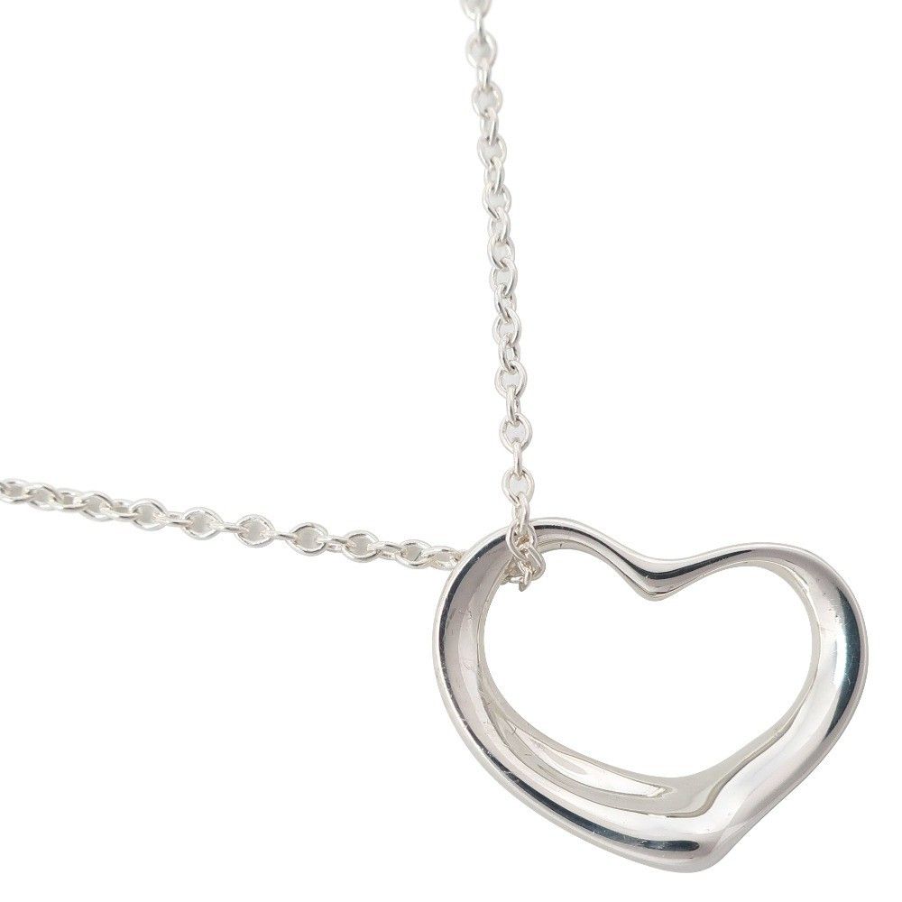 Tiffany & Co. Tiffany & Co. Elsa Peretti Open Heart Pendant Necklace Sterling Silver Size ONE SIZE - 1 Thumbnail