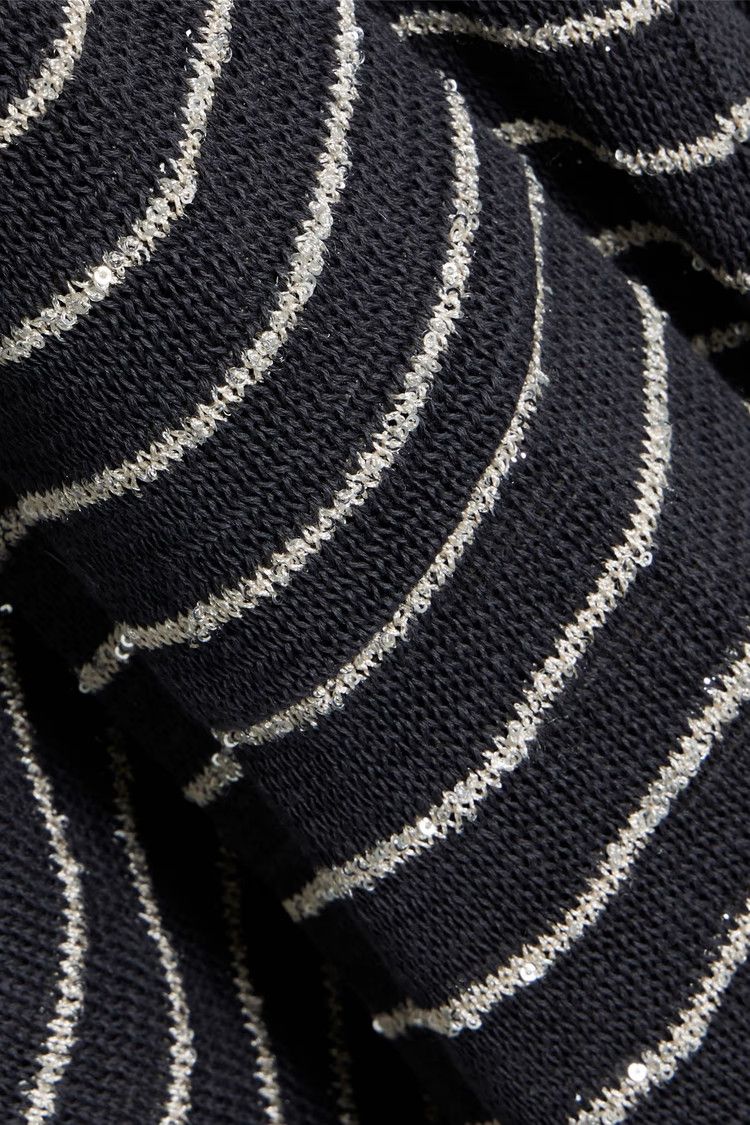 Brunello Cucinelli o1y0725 Cardigan in Black/White Size XS / US 0-2 / IT 36-38 - 4 Thumbnail