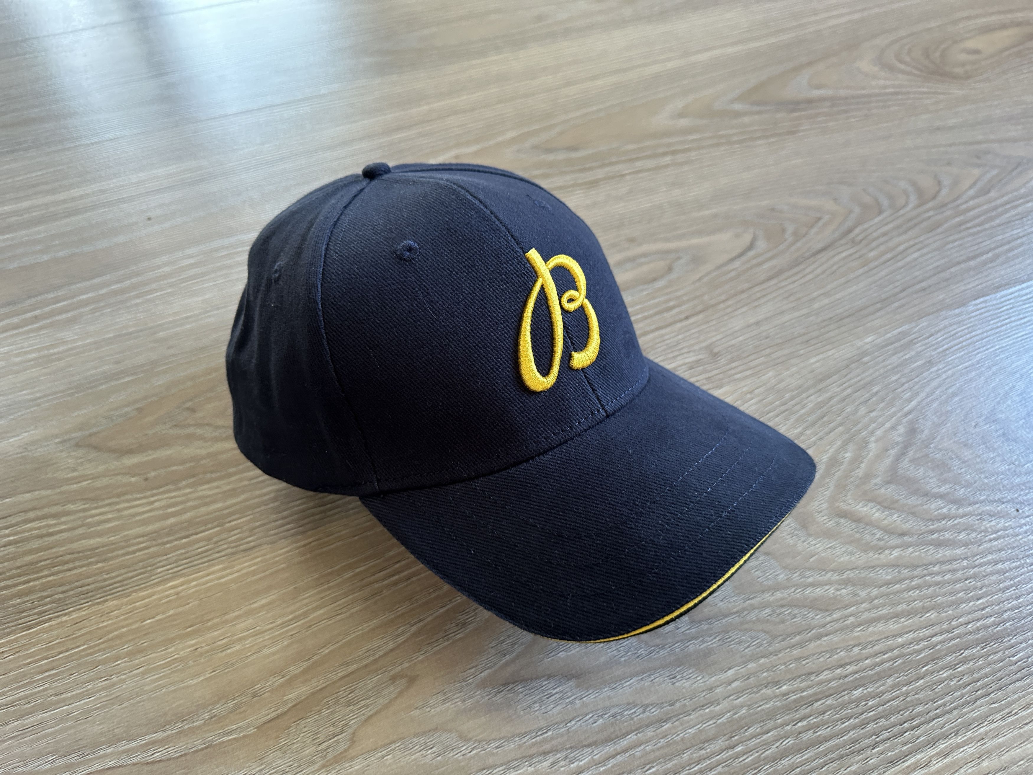 Breitling × Designer Breitling Leather Belt Navy Blue Baseball Cap Size ONE SIZE - 4 Thumbnail
