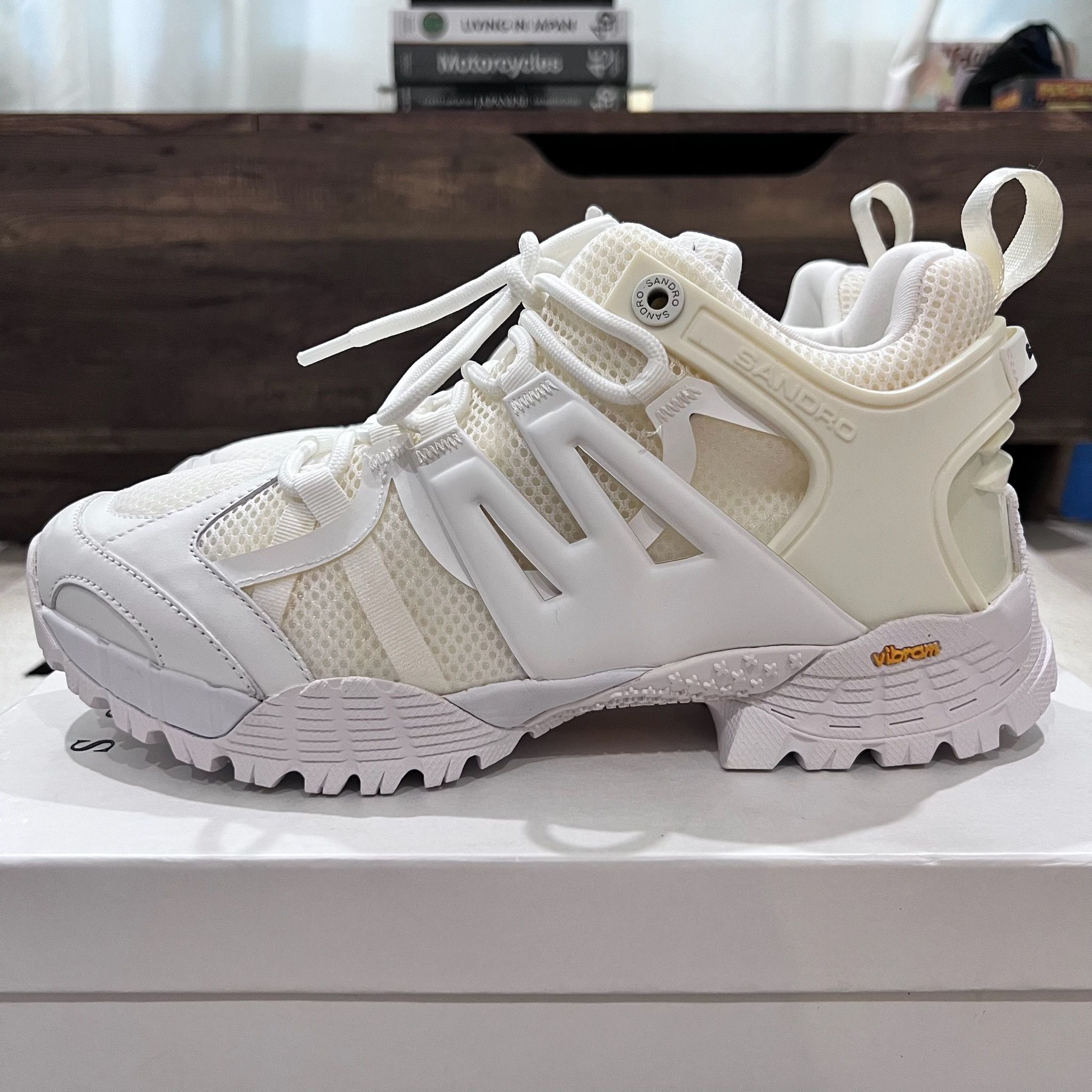 Sandro Sandro Paris Atomic H19 Monochrome Dad Chunky Sneakers Size US 9 / EU 42 - 1 Thumbnail
