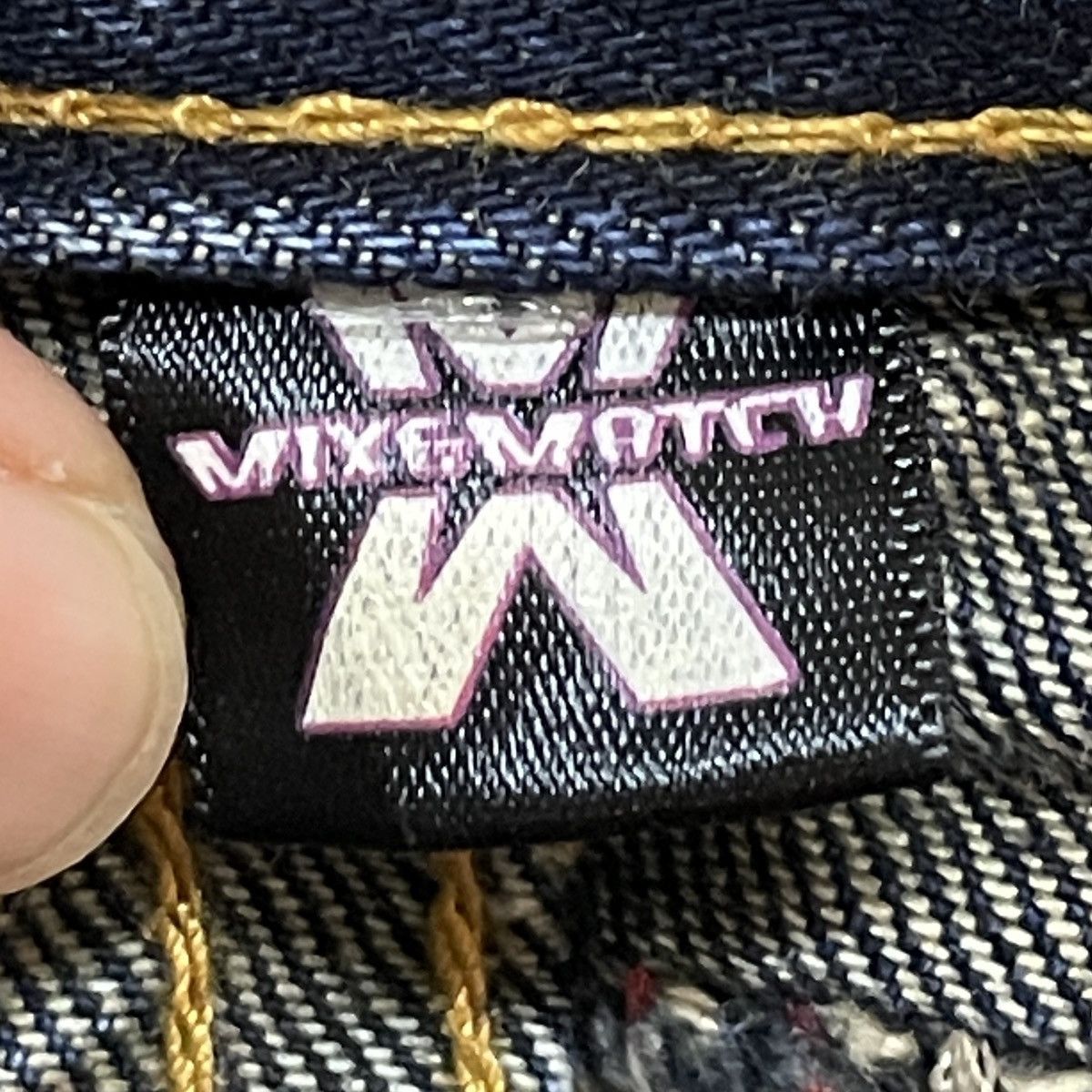 Japanese Brand Rare Design Vintage Japanese Brand Mix & Match Jeans 2000s Size US 30 / EU 46 - 11 Thumbnail
