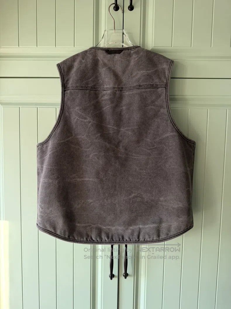 Acne Studios Acne Studios Grey Cotton Sleeveless Vest with Sheepskin Li Size US S / EU 44-46 / 1 - 2 Thumbnail
