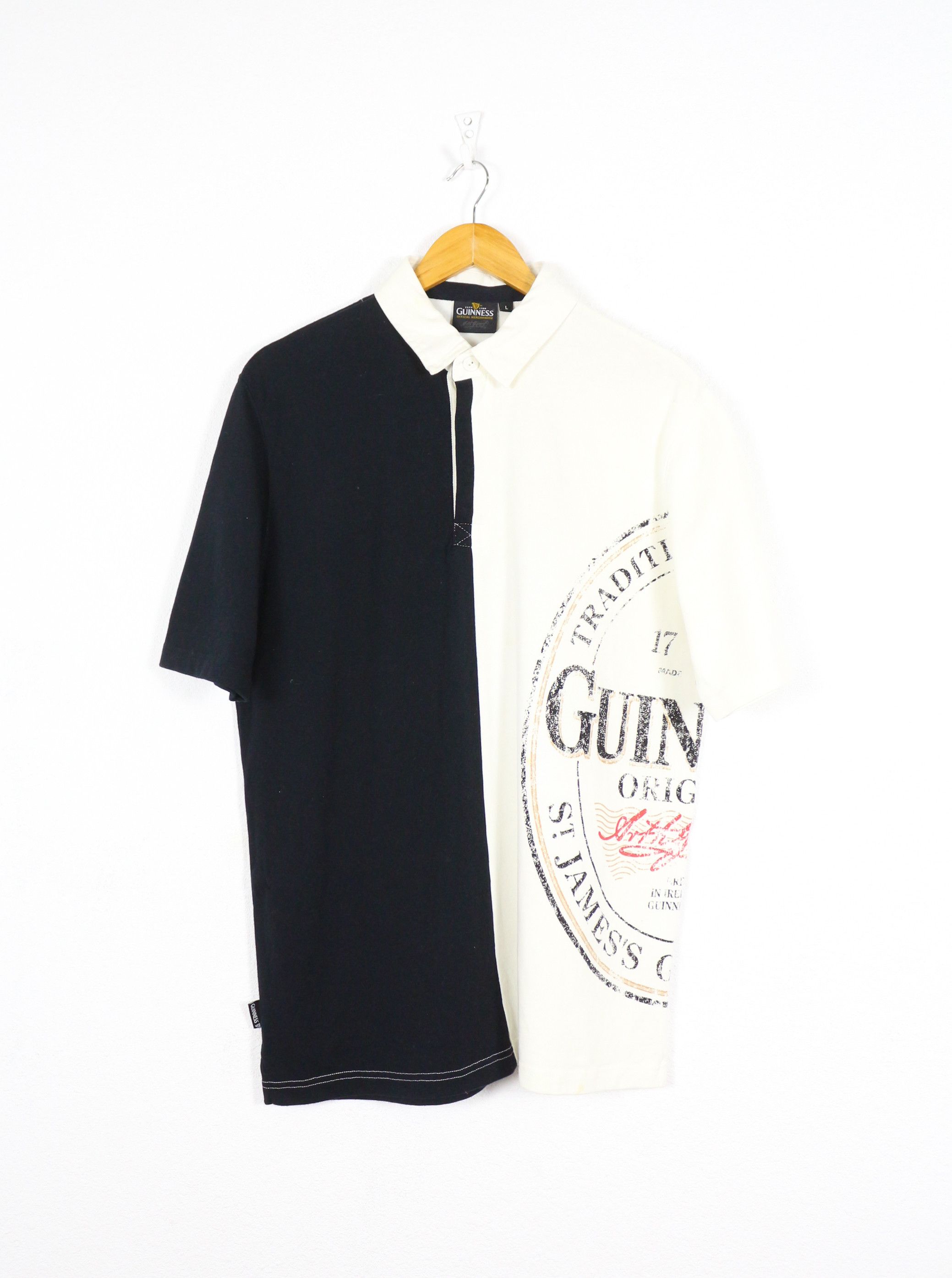 Rugby Ralph Lauren Vintage Guinness Rugby Polo Hype Drill Rap Skate Size US L / EU 52-54 / 3 - 1 Thumbnail