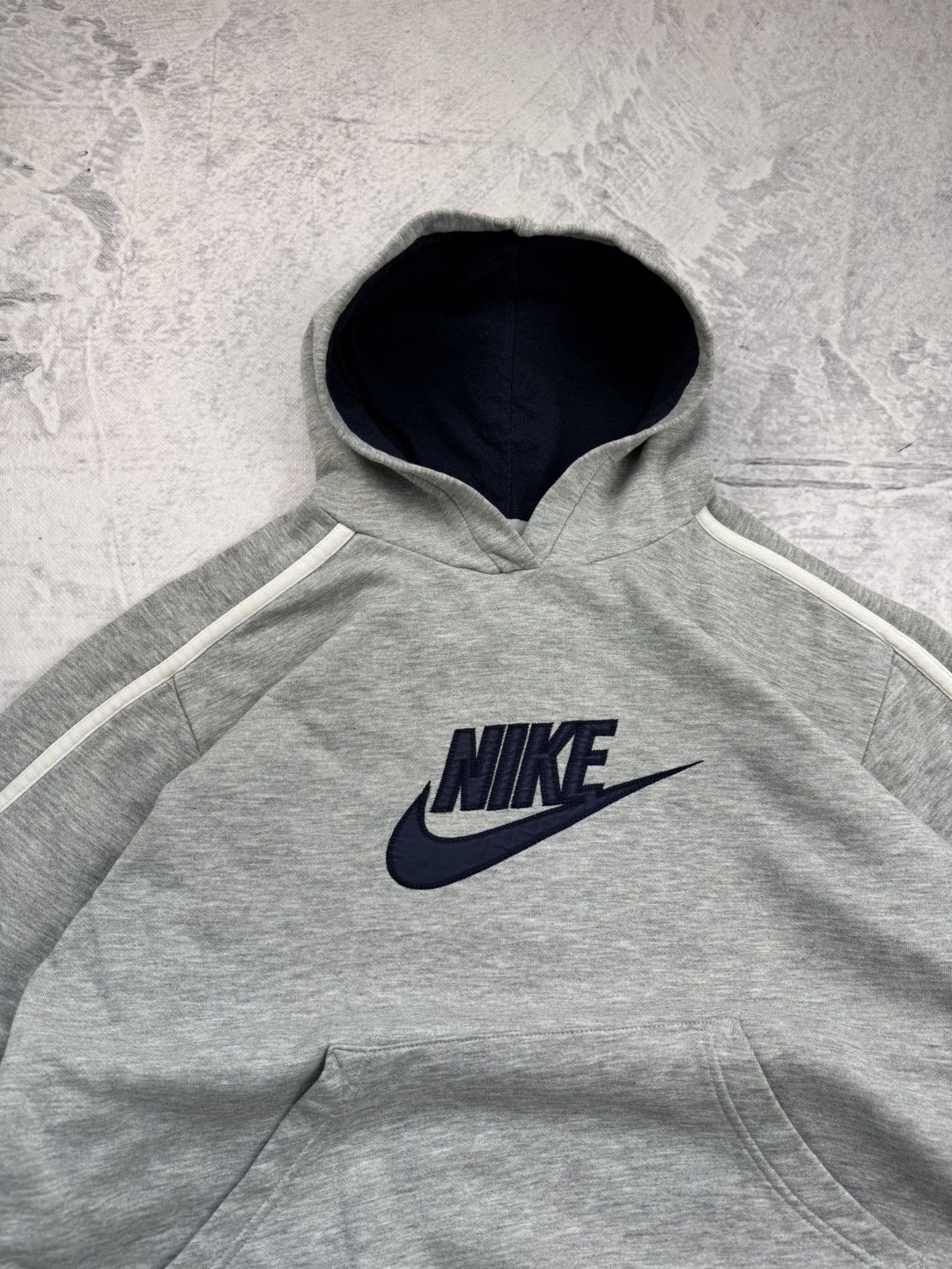 Nike × Vintage NIKE VINTAGE CENTER LOGO OVERSIZE BOXY HOODIE Size US M / EU 48-50 / 2 - 3 Thumbnail