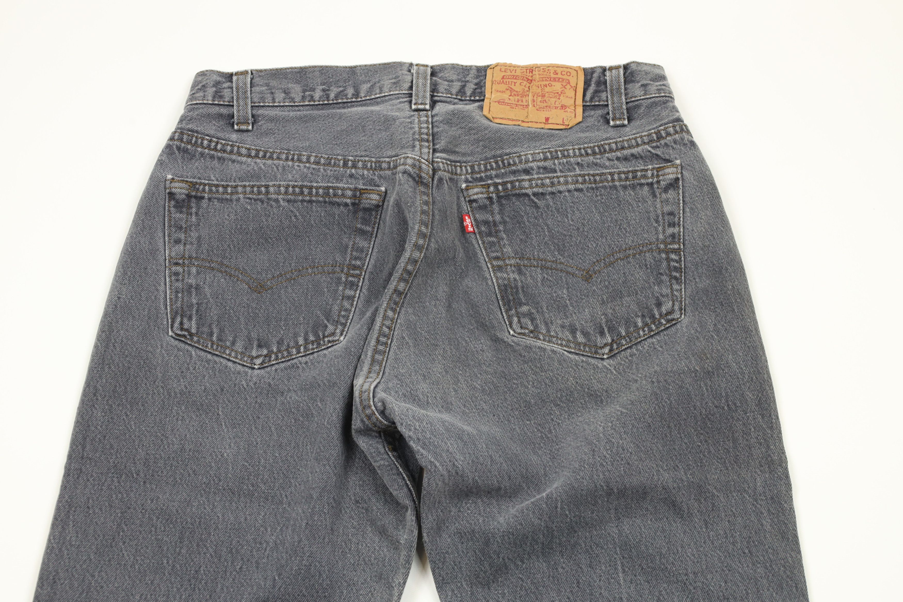 Levi's × Vintage Vintage 80s Levis Button Fly Original Fit Jeans Gray USA Size US 30 / EU 46 - 9 Thumbnail