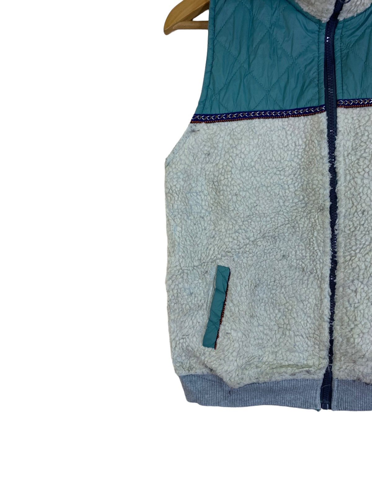 Nanamica Japanese Brand Titicaca Sleeveless Sherpa Hoodie Size US M / EU 48-50 / 2 - 5 Thumbnail