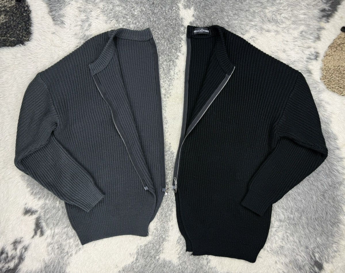 Seditionaries HELLCAT PUNKS Split Zipper Knitwear Rare Design Size US L / EU 52-54 / 3 - 4 Thumbnail