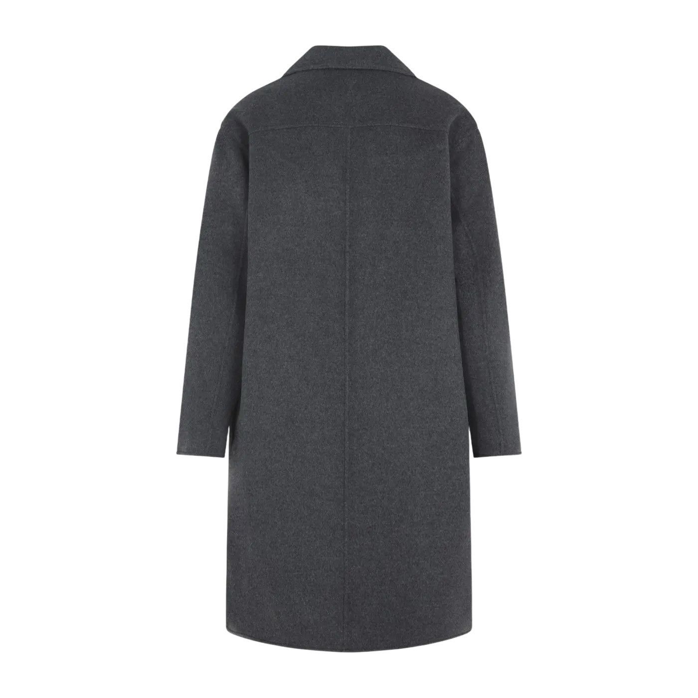 AMI AMI Gray Wool Coat New & Authentic (Men's size:L;) Size US L / EU 52-54 / 3 - 2 Thumbnail