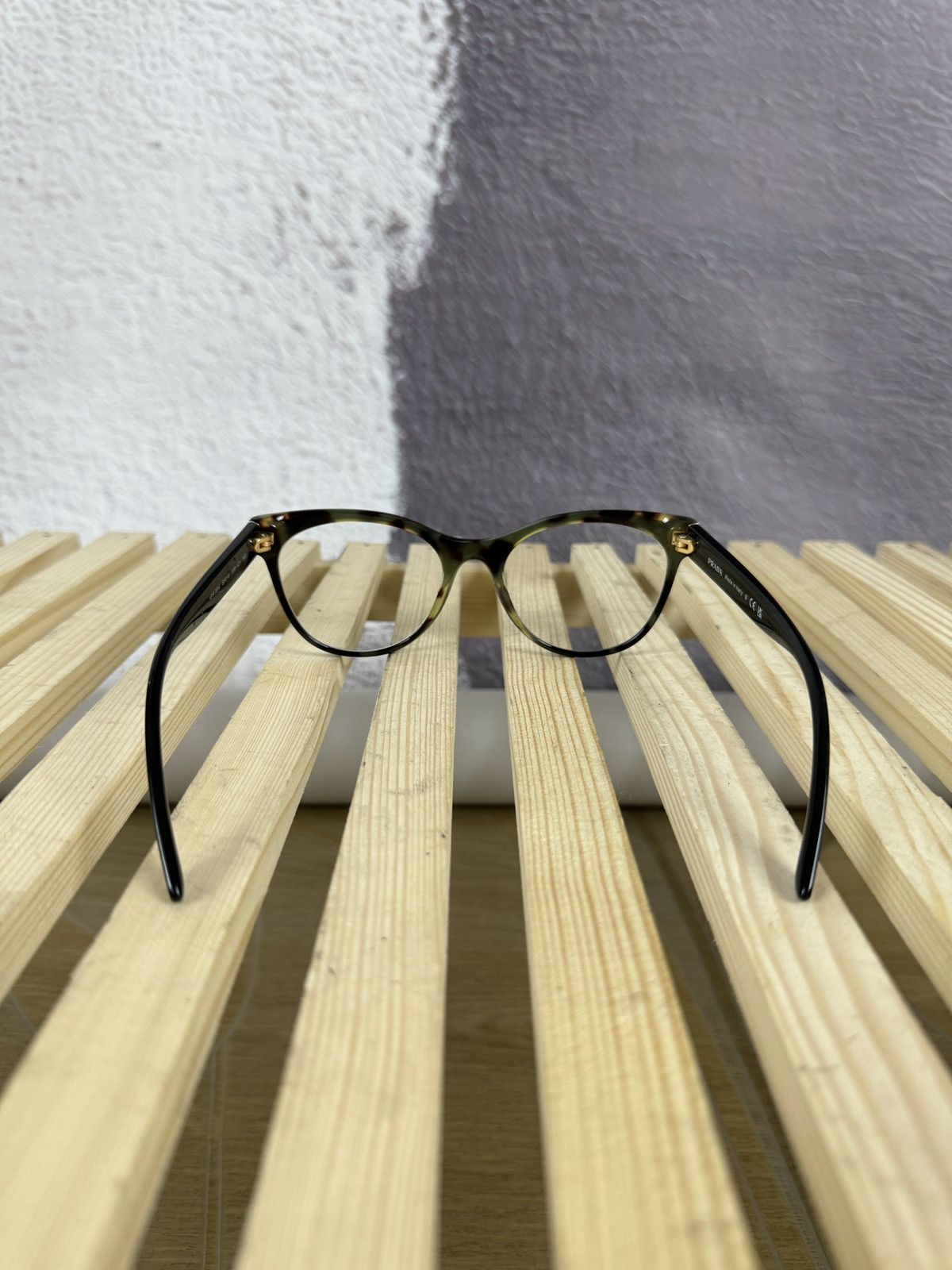 Prada PRADA Milano Eyeglasses VPR05W 389-1O1 53-19 Cat Eye Frame Size ONE SIZE - 5 Thumbnail