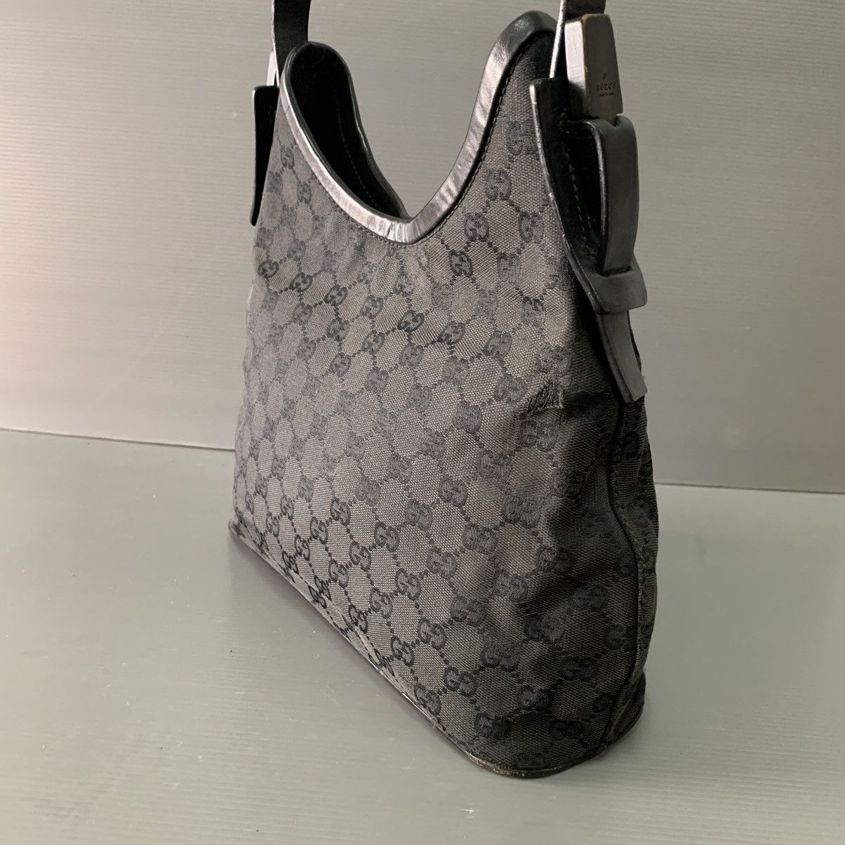 Gucci Gucci Monogram Black Hobo Bag Size ONE SIZE - 4 Thumbnail