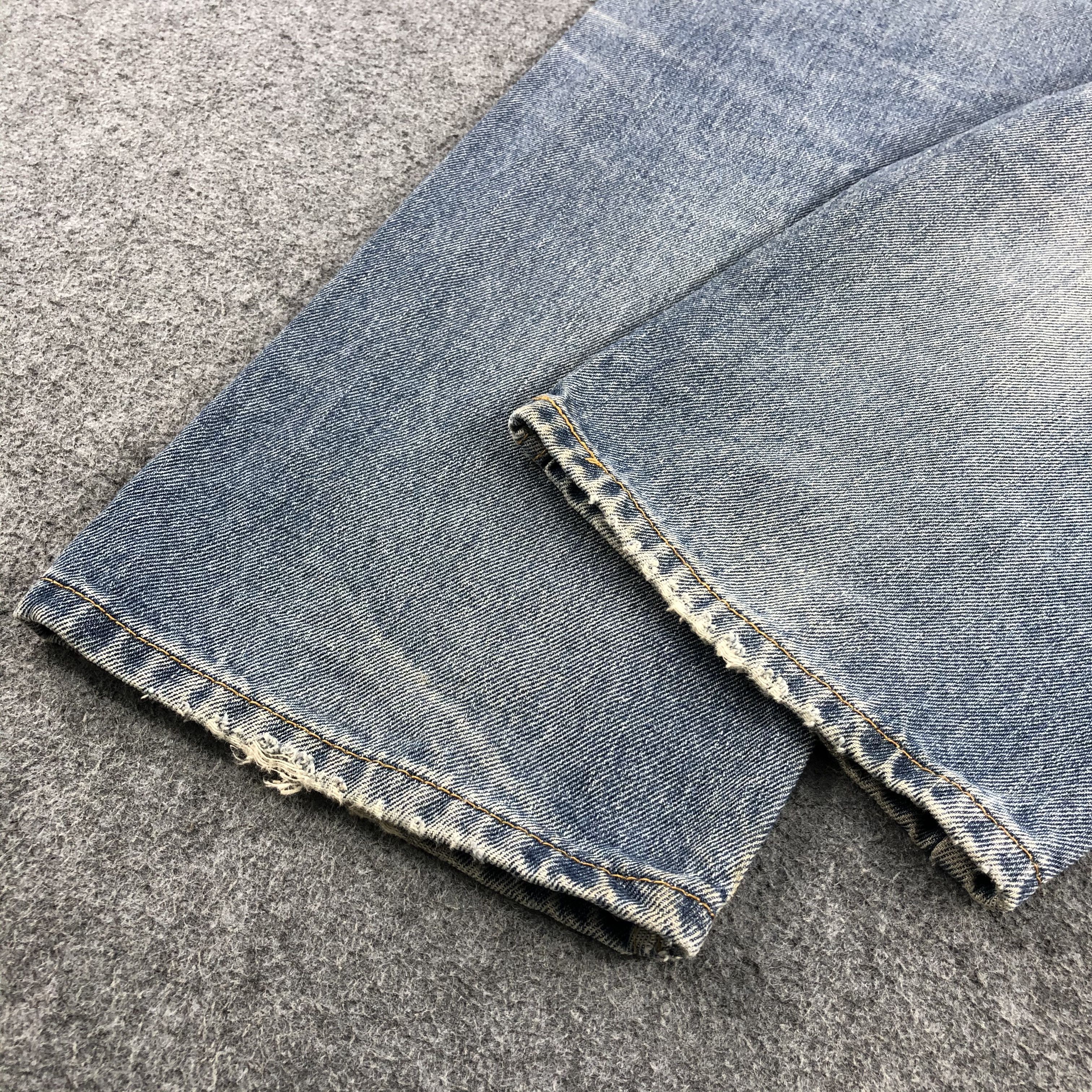 Levi's × Vintage Vintage Distress Levis 505 Jeans-JM1289 Size US 37 - 5 Thumbnail