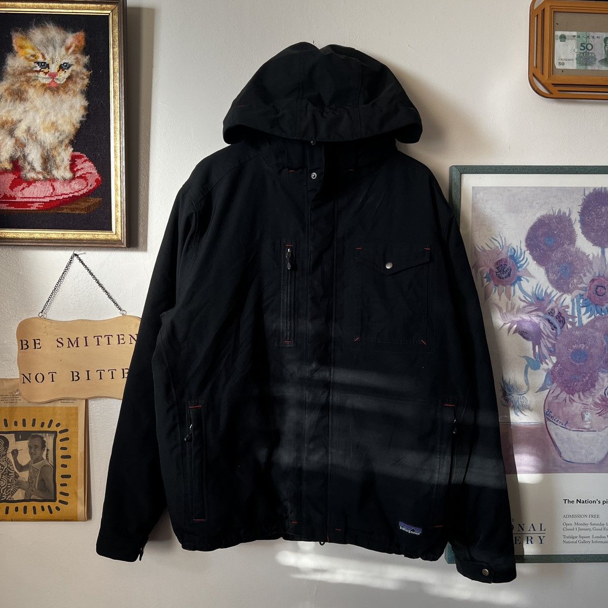 Image of Fall 2012 Patagonia H2No Wanaka Down Insulated Black Jacket, Men's (Size Large)