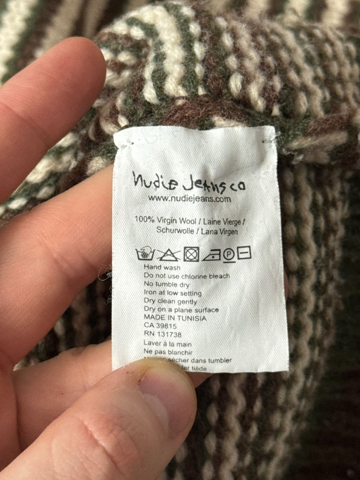Nudie Jeans Nudie Jeans Ribbed Turtleneck Wool Jumper Sweater Medium Size US M / EU 48-50 / 2 - 4 Thumbnail