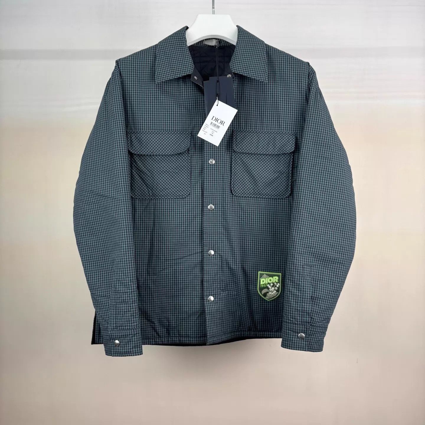 Dior Dior Men's Check Shirt 48 Unworn 100% Cotton Dior Embroidered Size US M / EU 48-50 / 2 - 1 Thumbnail