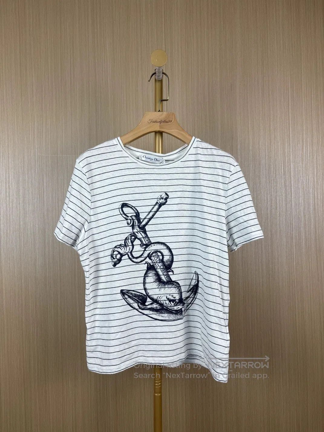 Dior dior striped cotton short sleeve t-shirt. Size US M / EU 48-50 / 2 - 1 Thumbnail