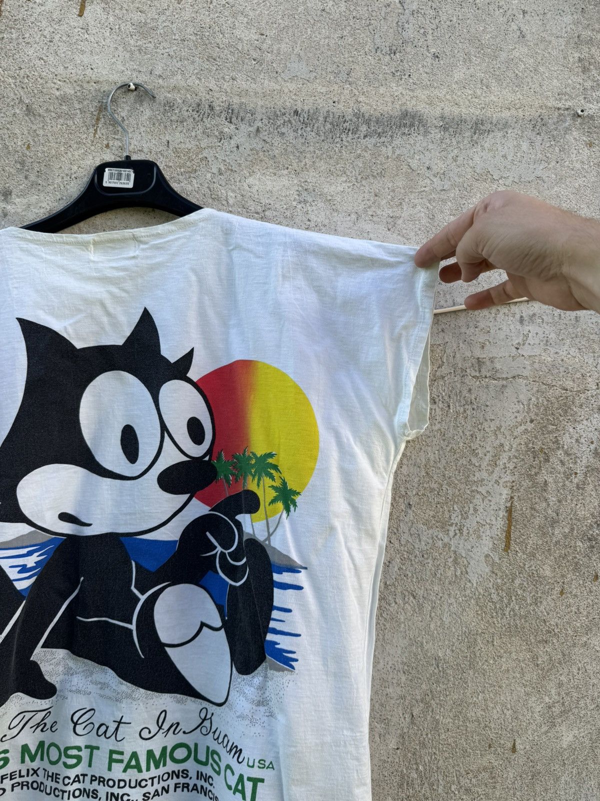Felix 1988 Felix The Cat Boxy Tee Worlds Most Famous Cat Movie Size US L / EU 52-54 / 3 - 4 Thumbnail